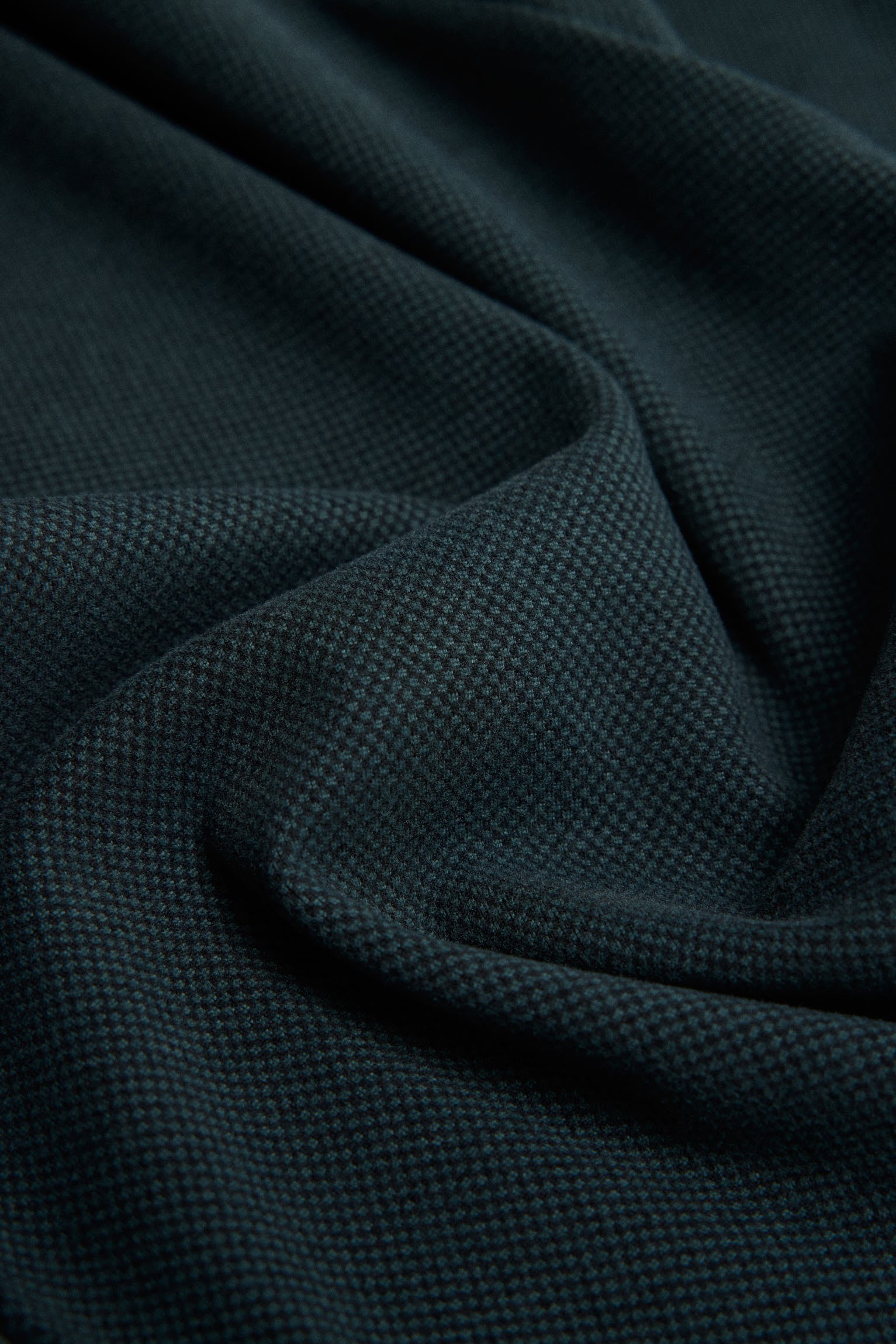 Bottle green textured jogger pants