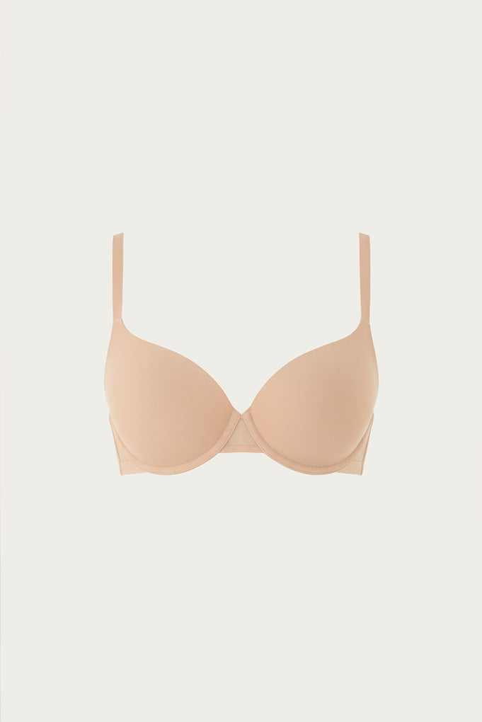 Nomarks underwired padded bra Paula nude