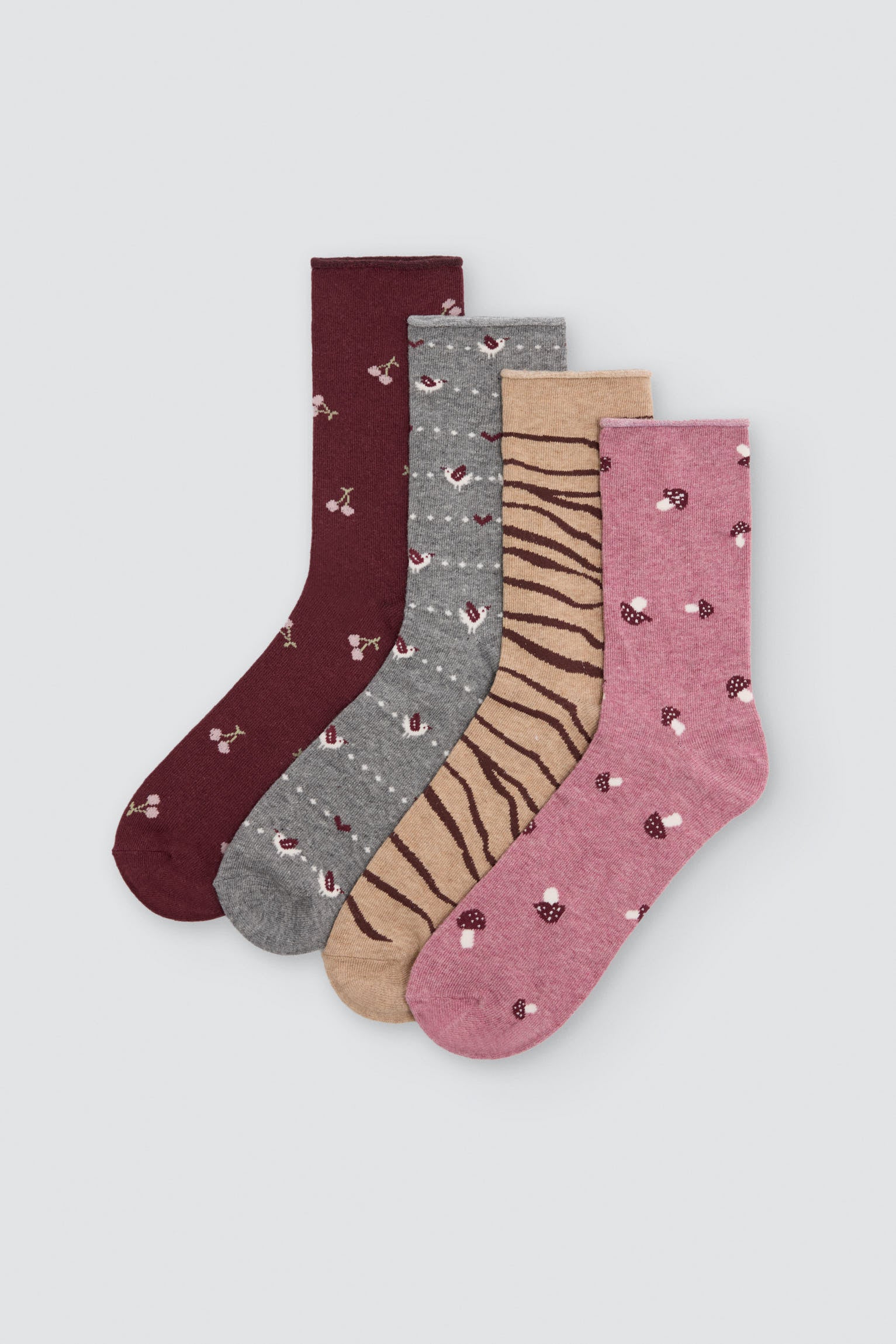 12113-pack-de-4-calcetines-mujer-sin-puno-otono-estampados