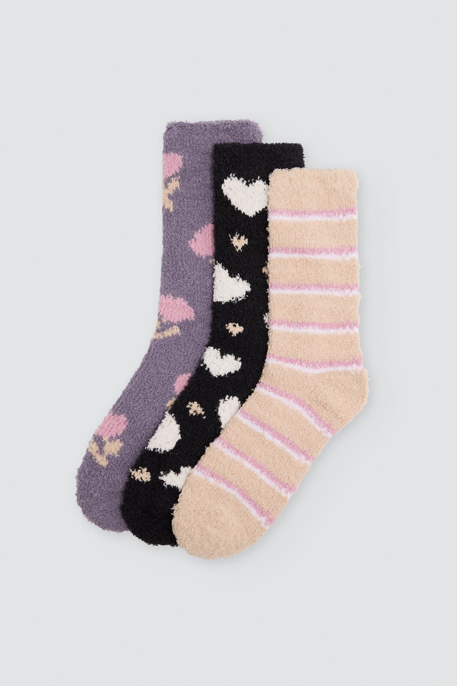 12124-pack-de-3-calcetines-mujer-de-franela-estampados-dulces