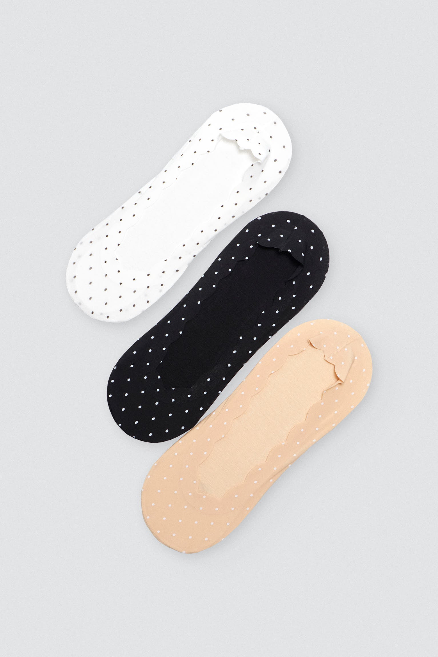 Pack of 3 pinkies polka dot socks