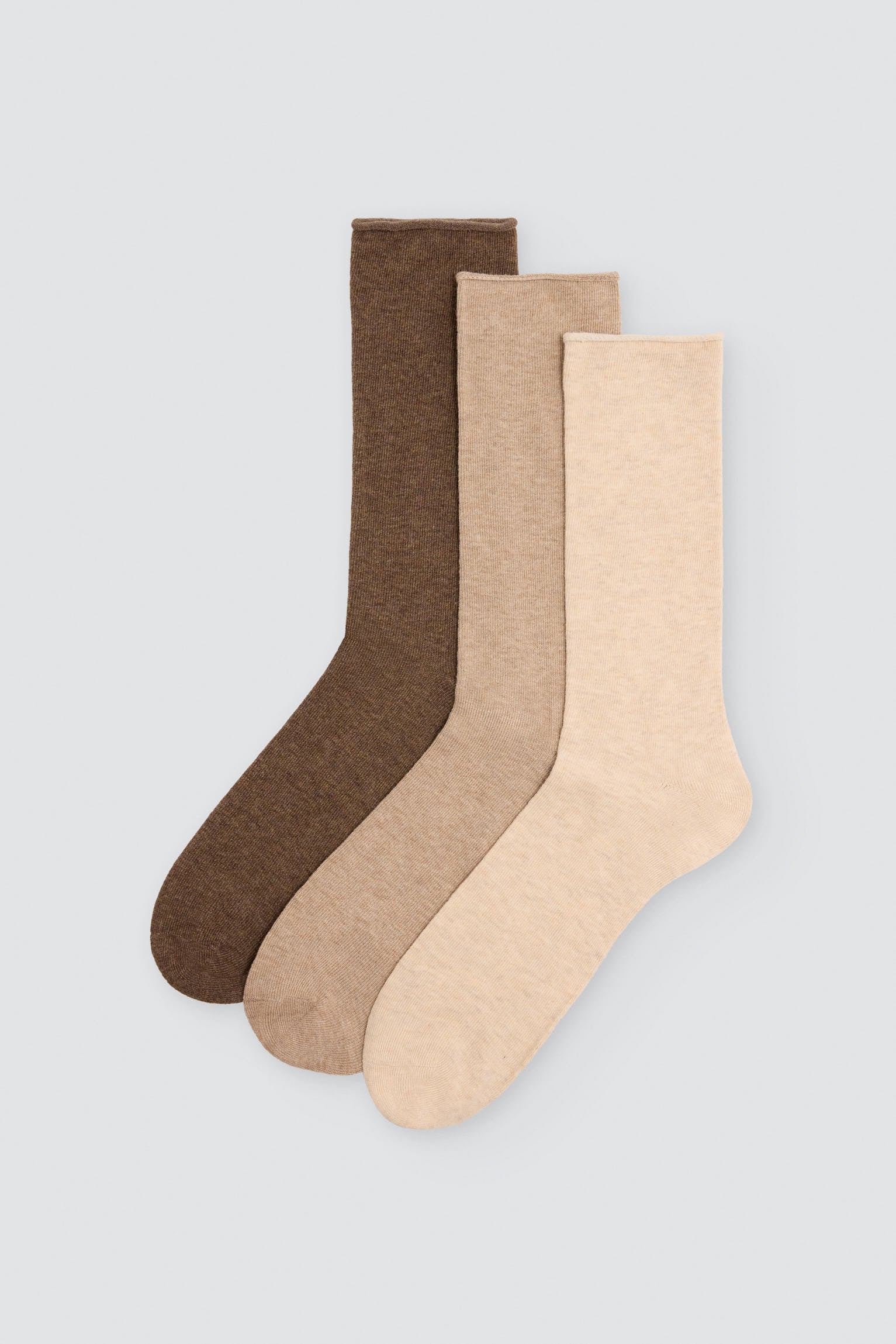 12726-pack-de-3-calcetines-mujer-sin-puno-tonos-tendencia-beige-marrones
