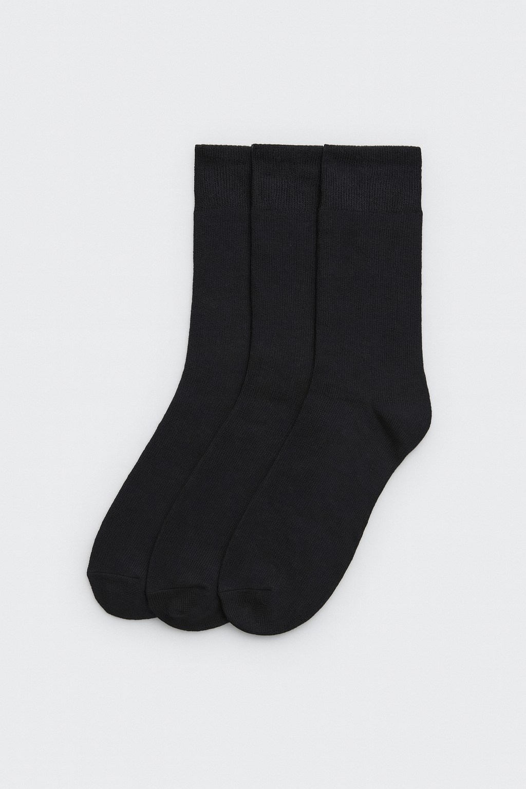 Pack of 3 warm black bamboo socks