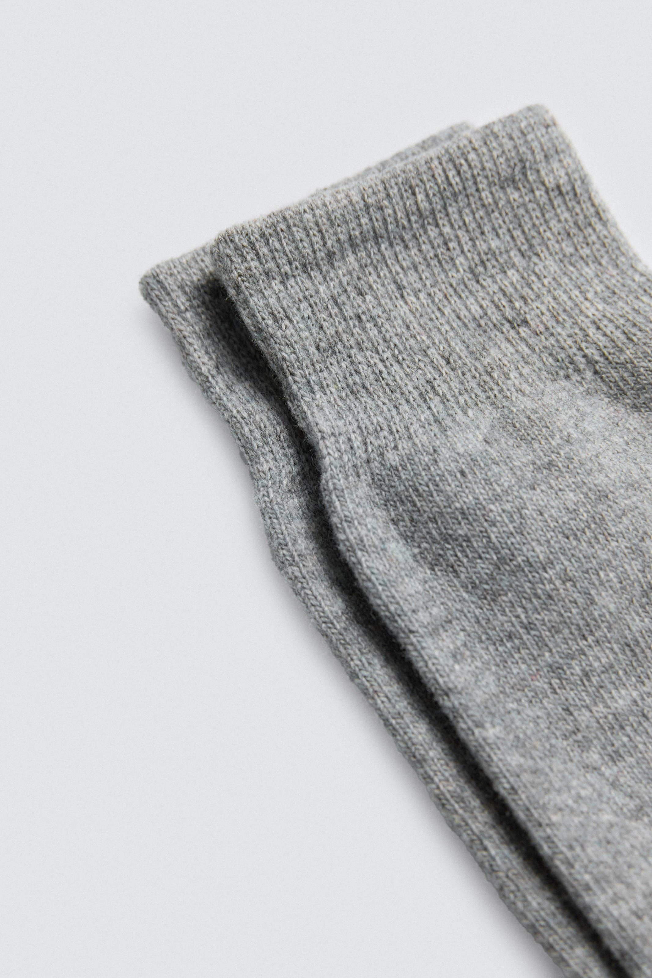 Pack of 3 dark-toned wool socks