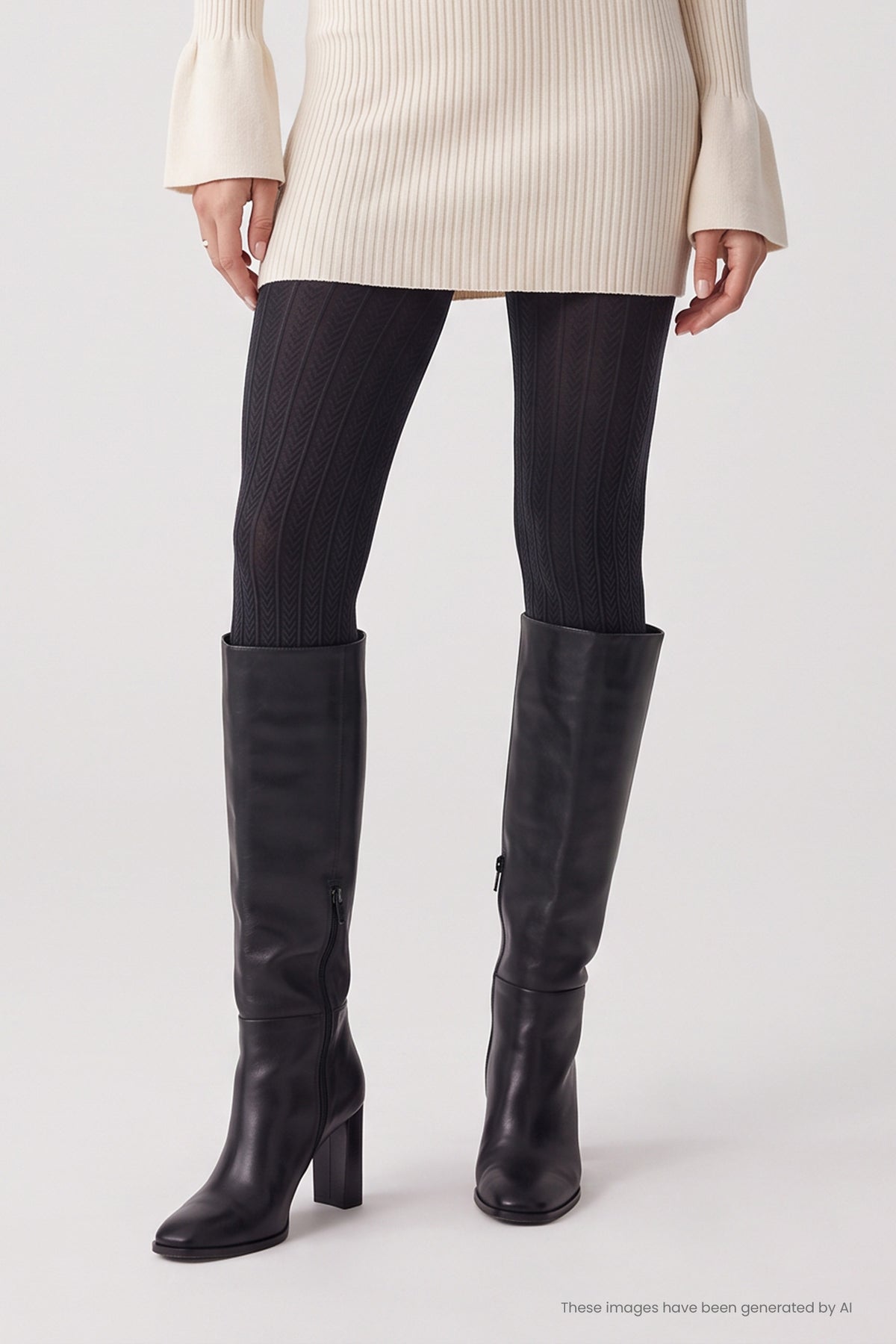 Black 50 denier tights