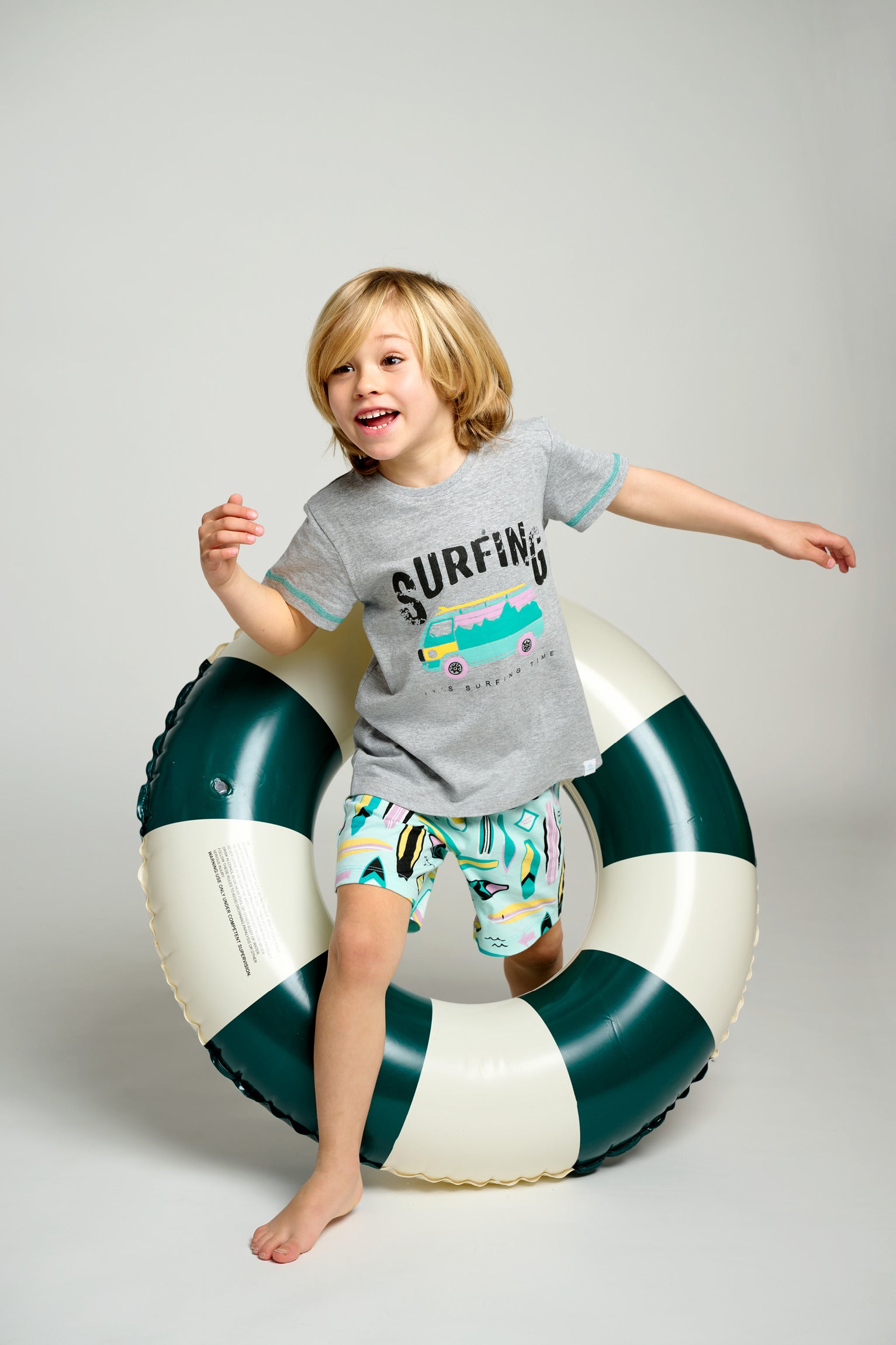 Surfer cotton short pajamas for children | MUYDEMI