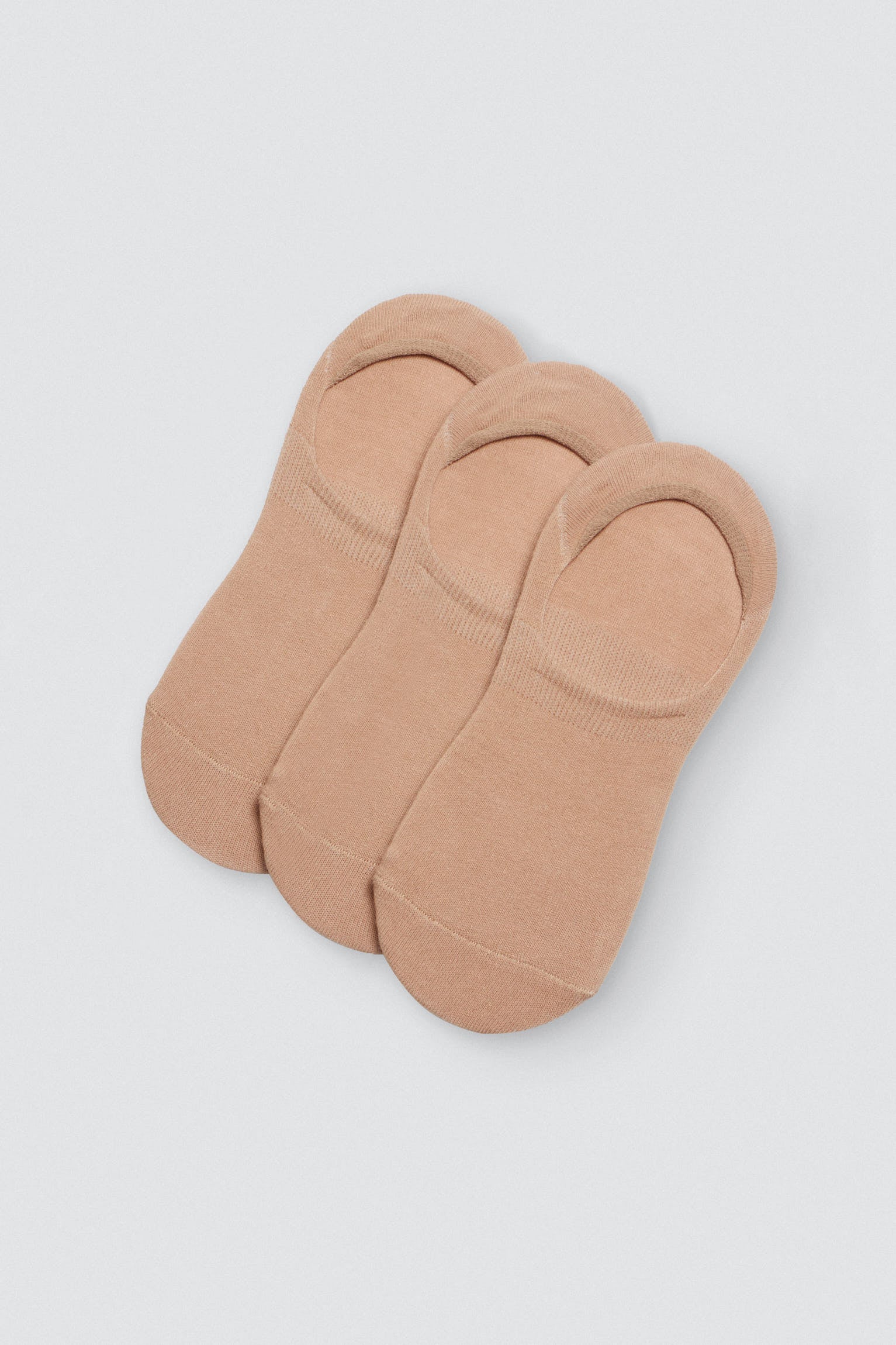 Pack of 3 beige unisex pinkies