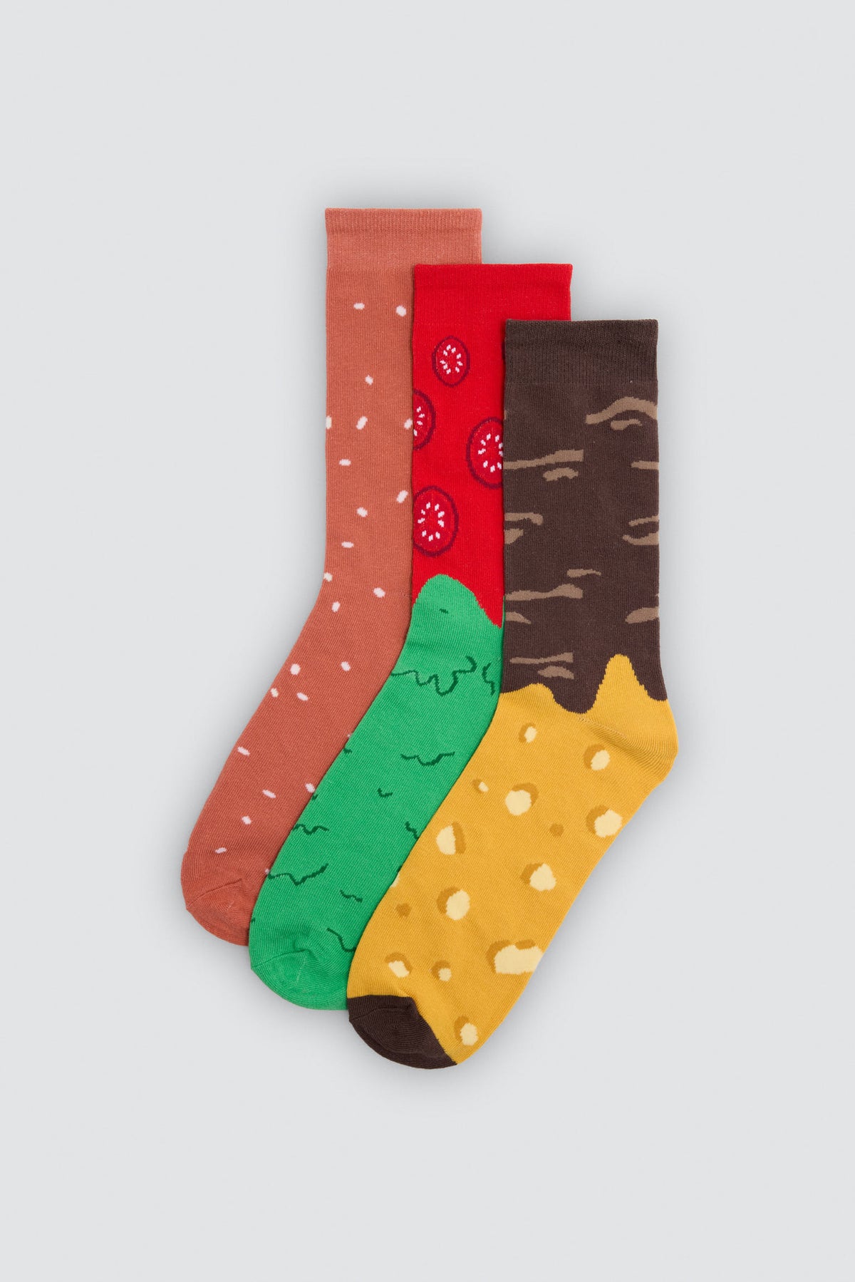 Burger socks gift pack