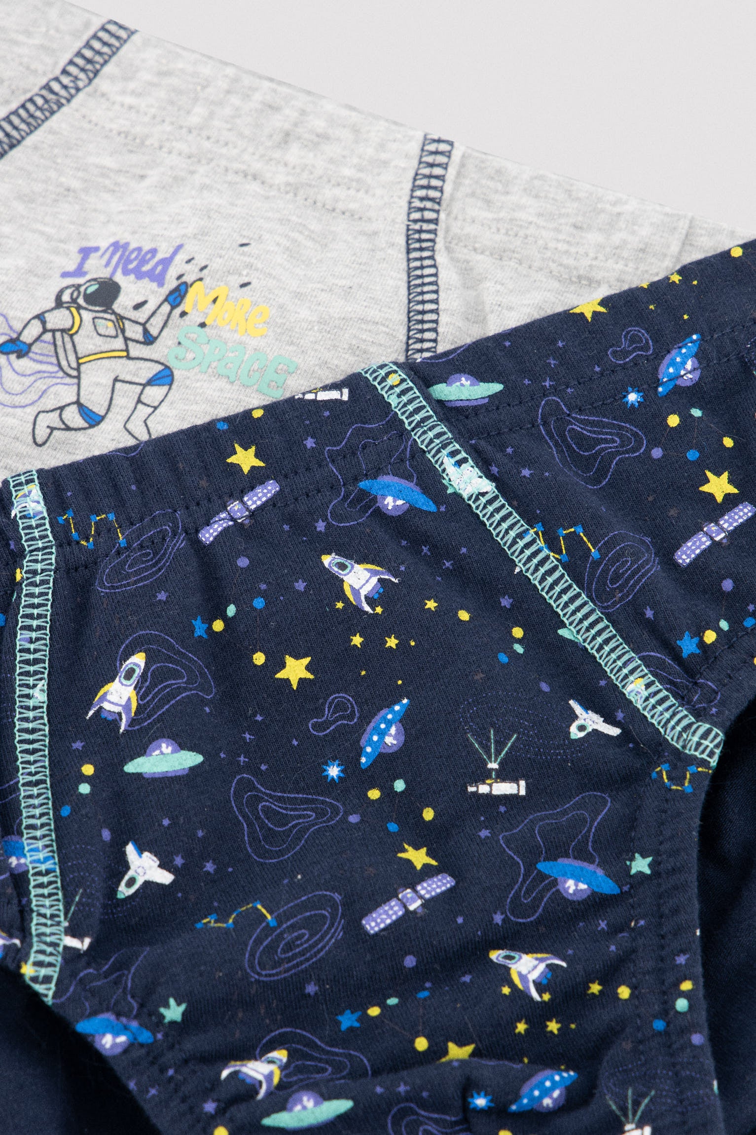 Pack de 2 slips infantiles  estampado astronautas - Ysabel Mora