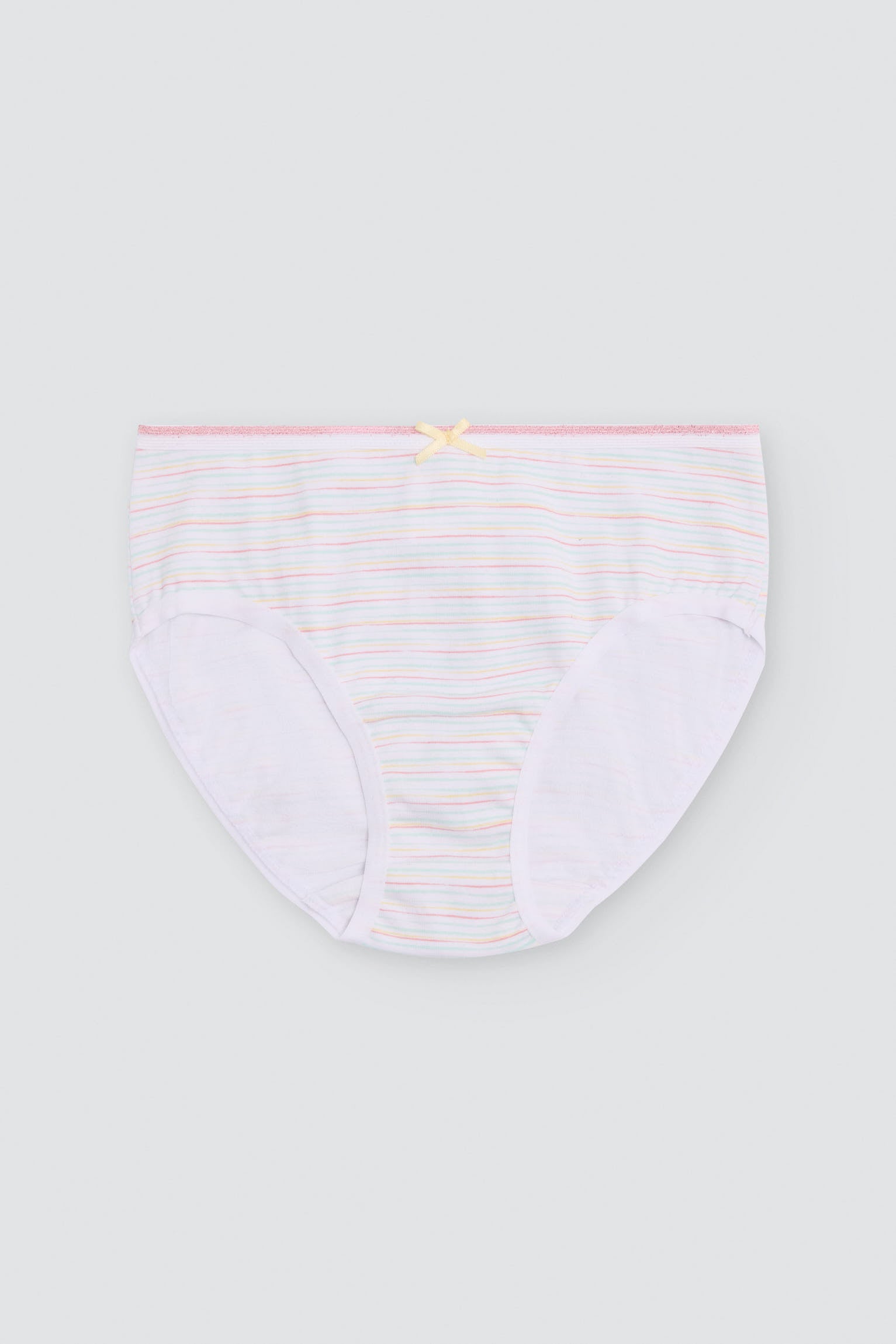 Pack de 2 braguitas de niña algodón estampado rayas y cisne - Ysabel Mora