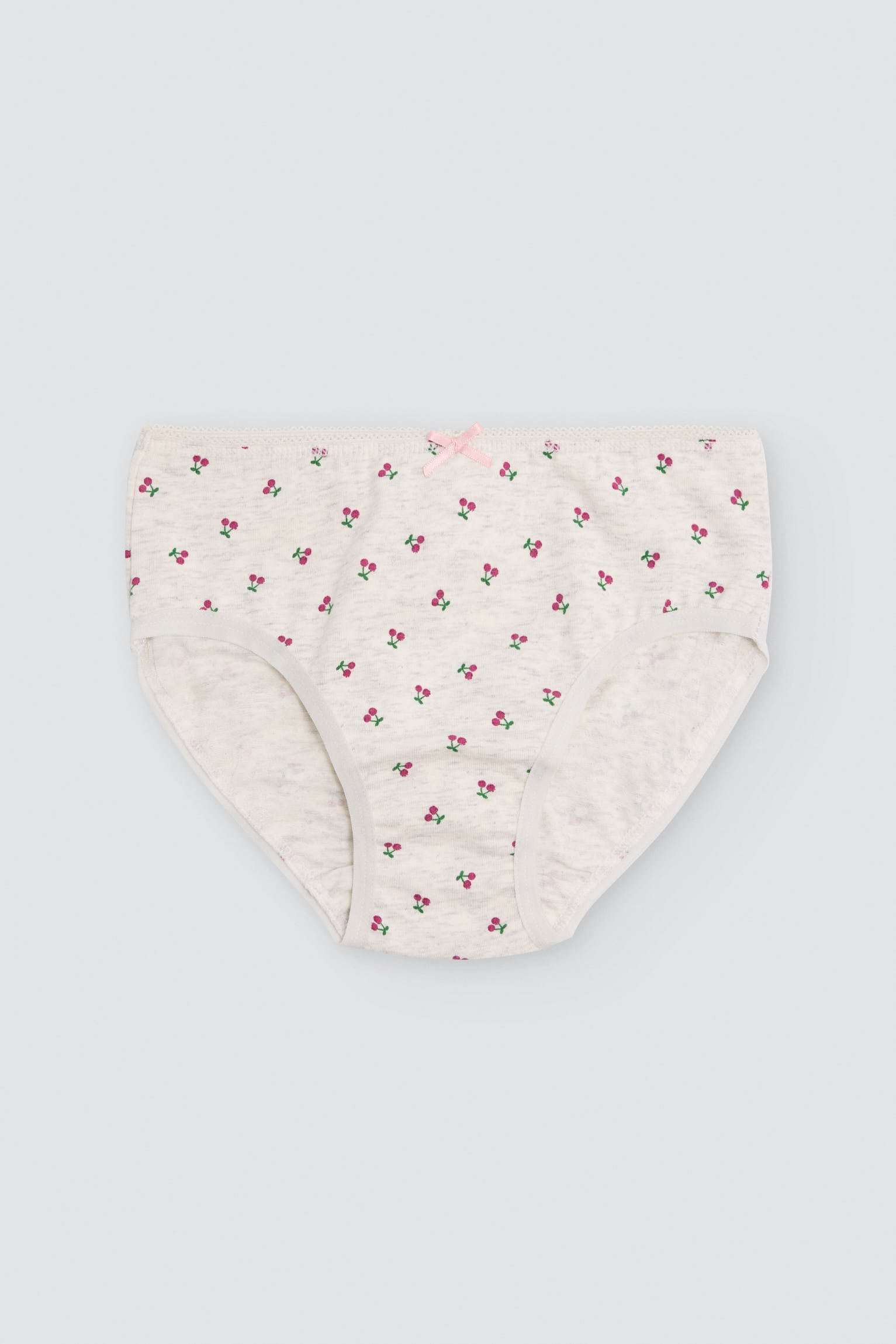 Pack de 2 braguitas de niña algodón estampado cerezas - Ysabel Mora