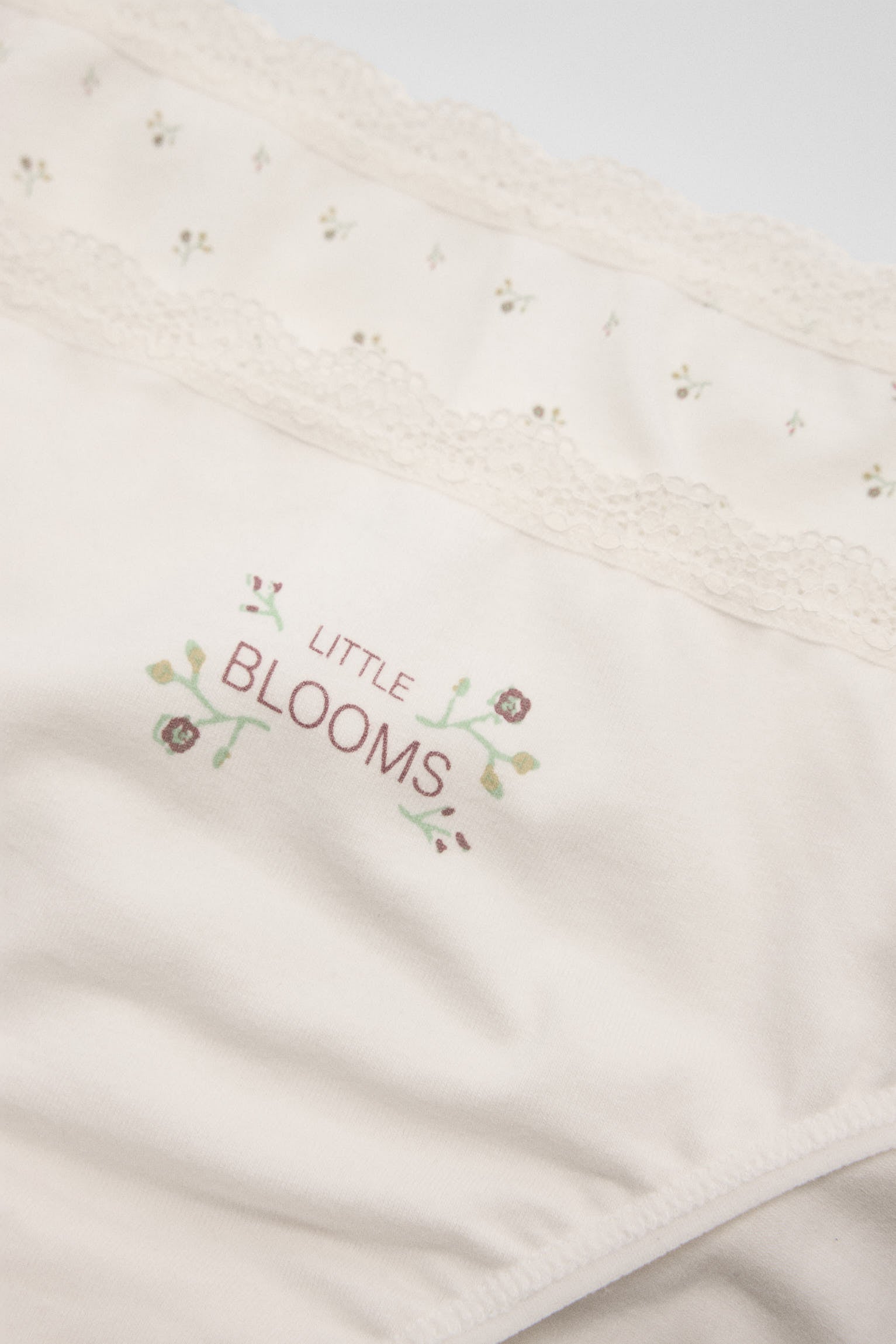 Pack de 6 bragas juveniles estampadas Little Blooms - Ysabel Mora