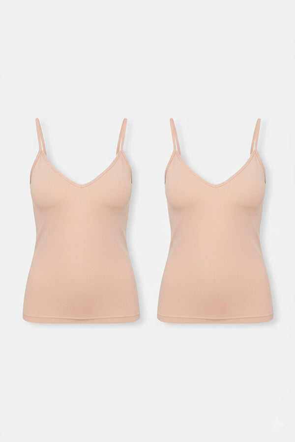 Pack of 2 nude tank tops