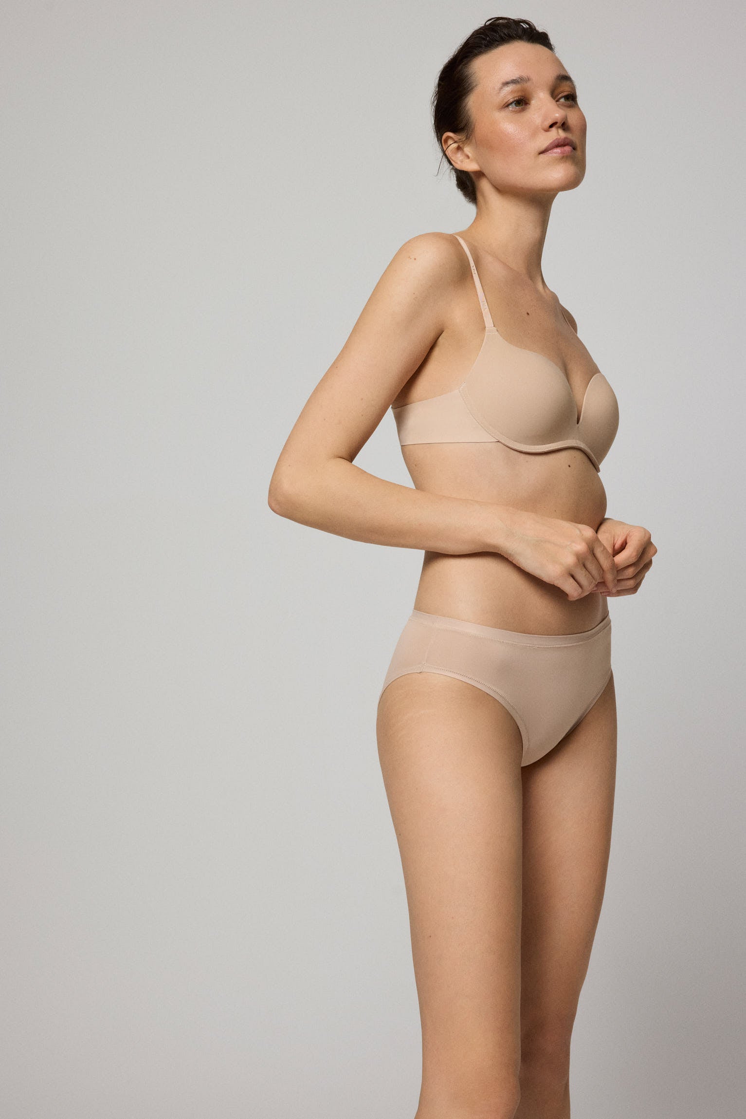 Pack of 2 nude basic midi panties