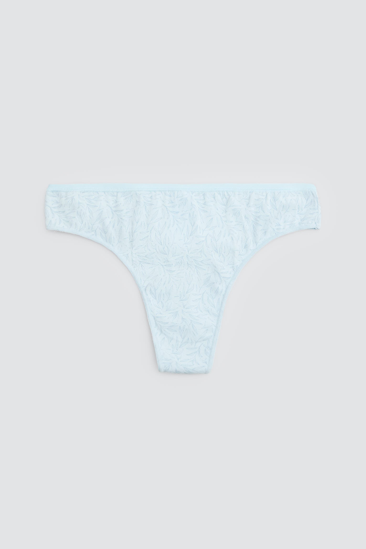 Pack of 6 plain and patterned thongs