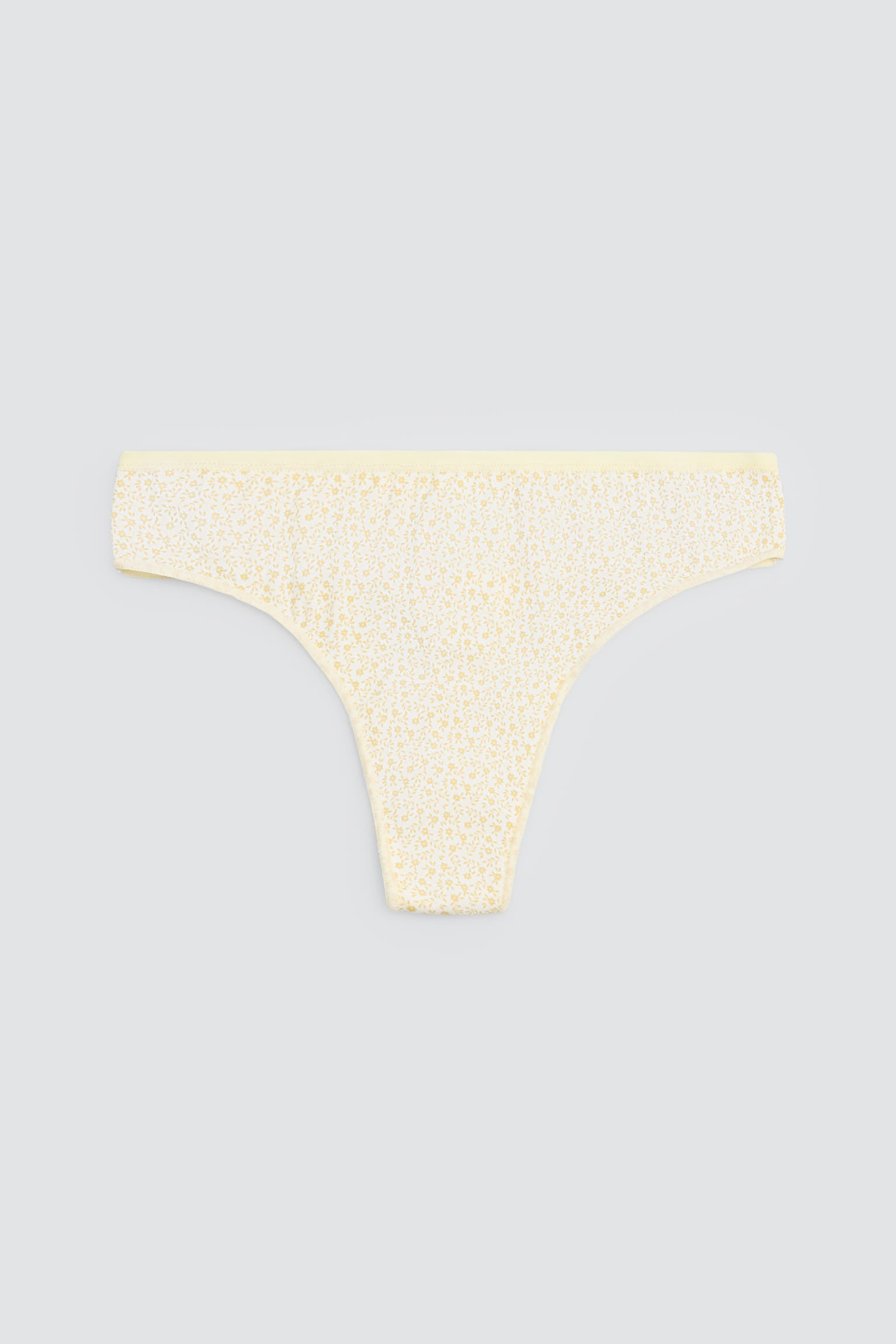 Pack of 6 plain and patterned thongs