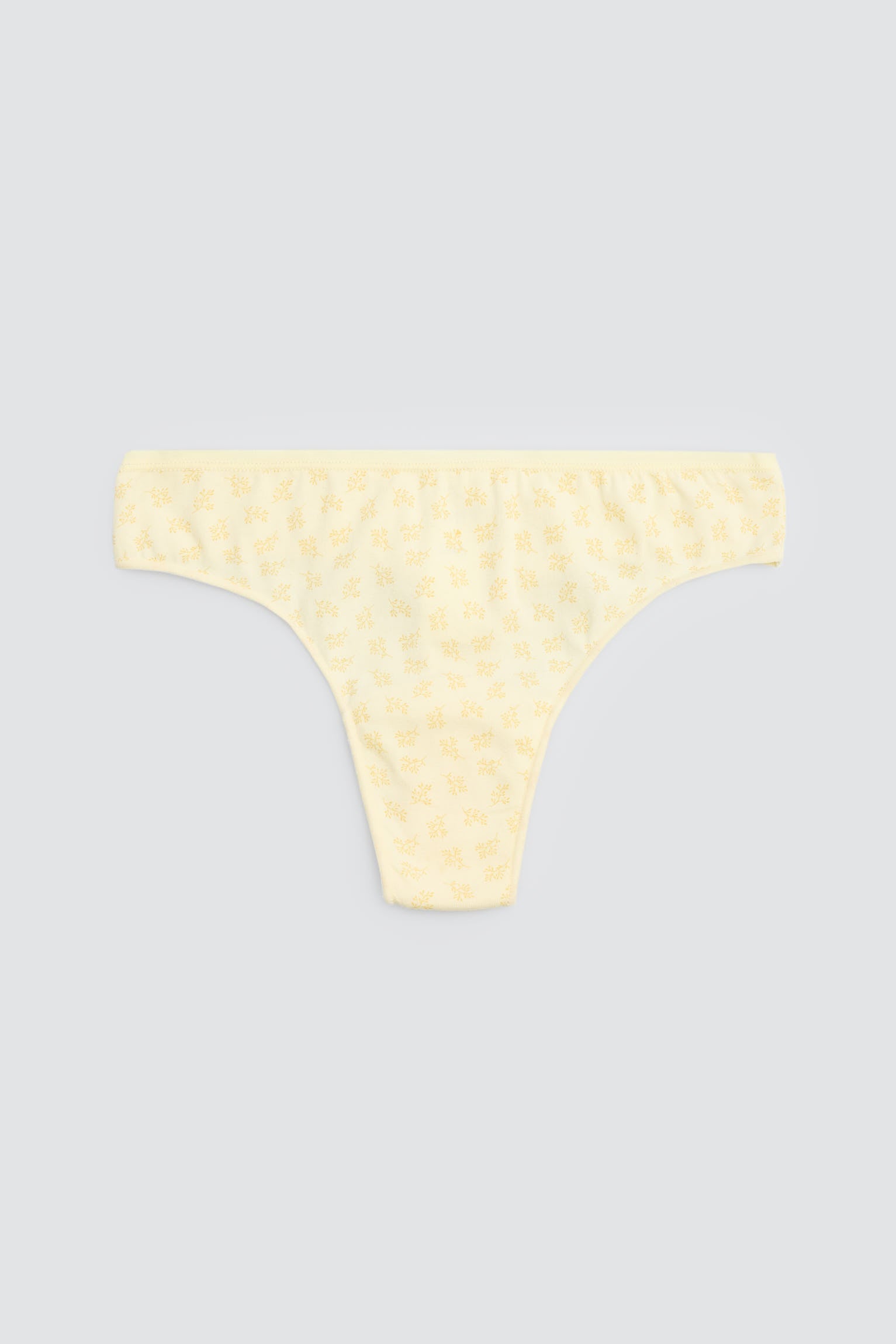 Pack of 6 plain and patterned thongs