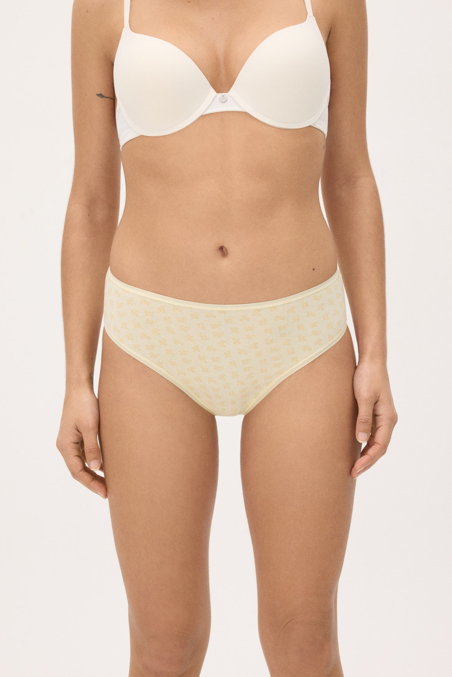 Pack of 6 plain and printed midi briefs