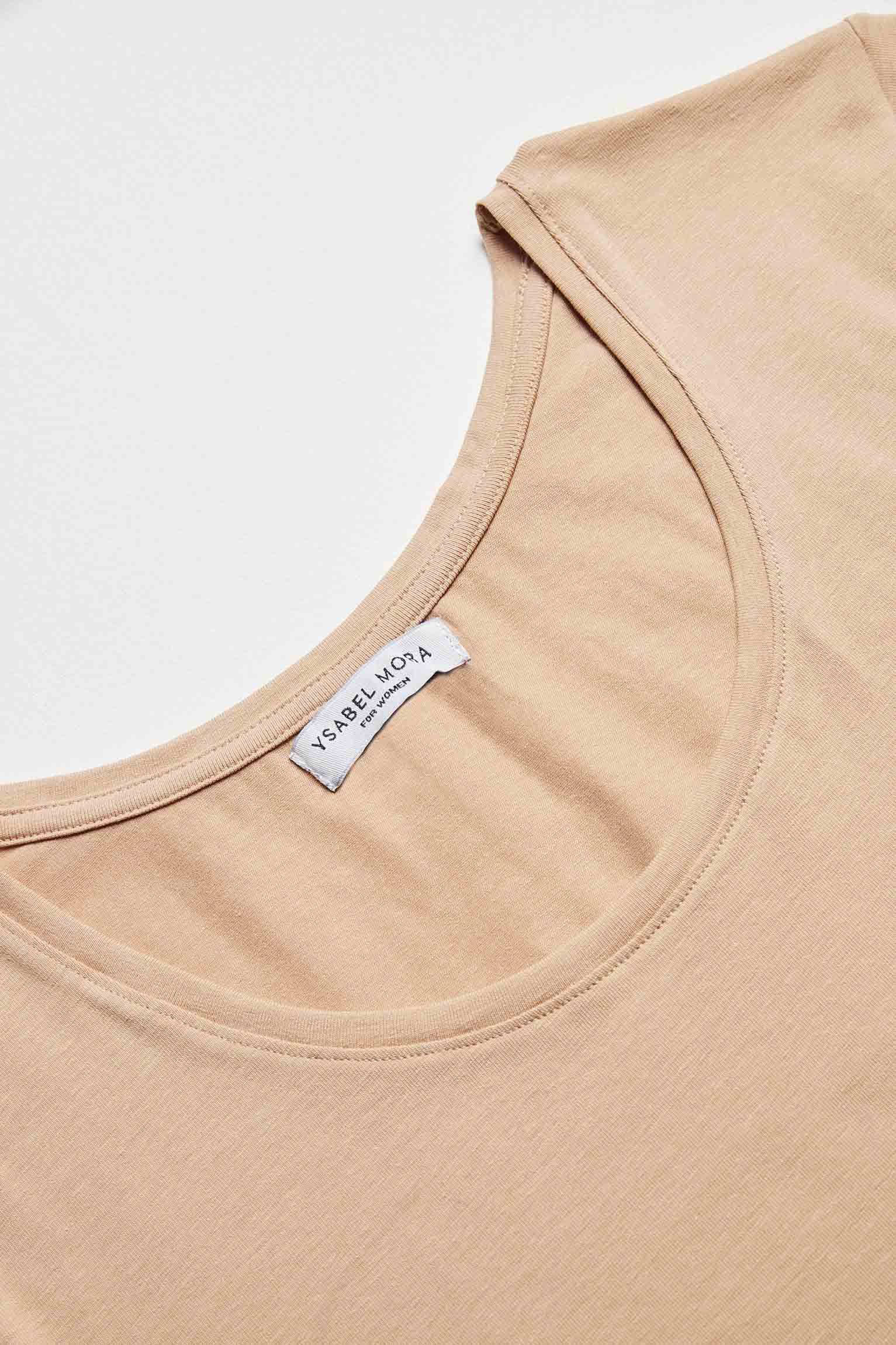 19147 1 camiseta interior manga corta - Nude