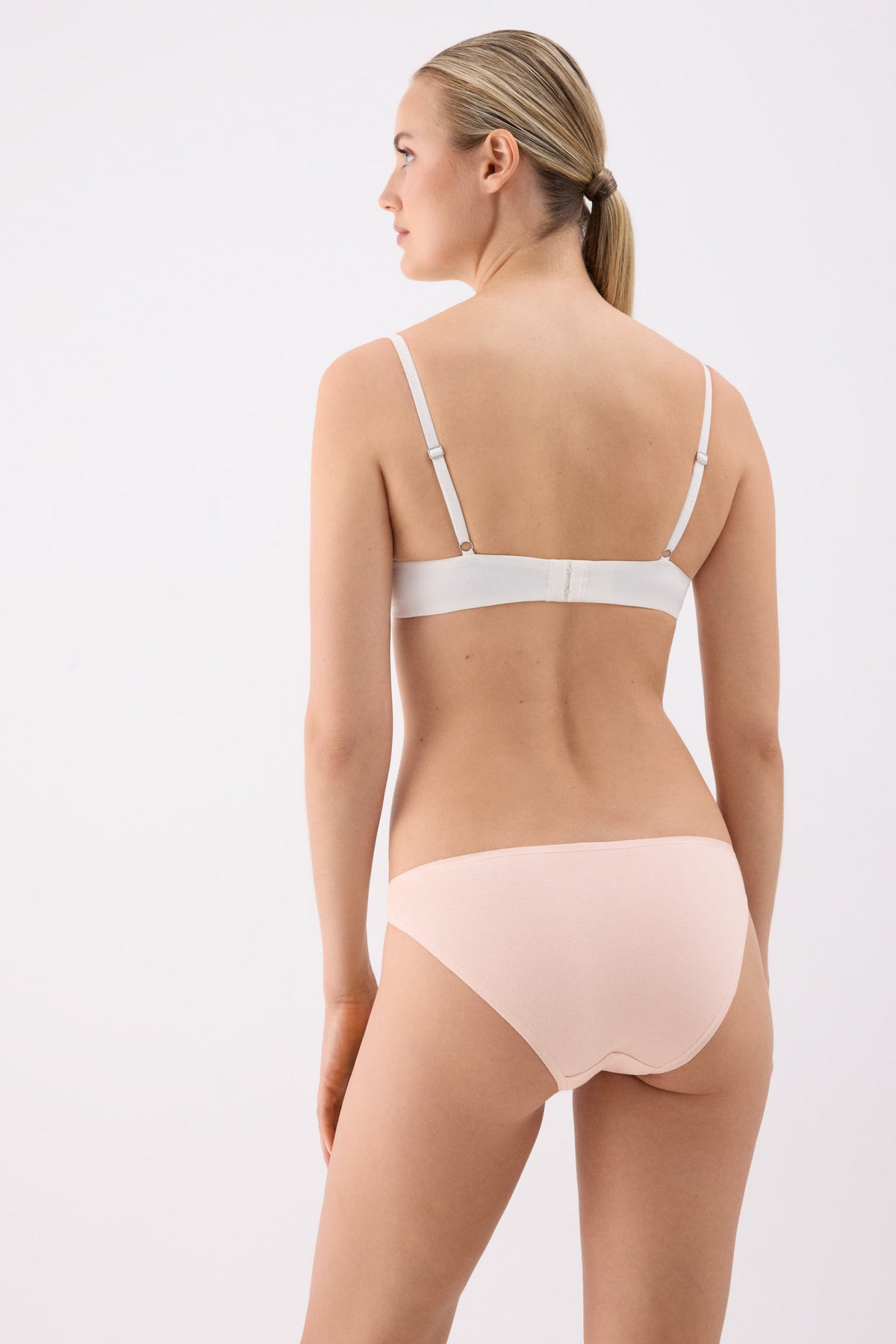 Pack of 4 basic cotton mini briefs in assorted colours