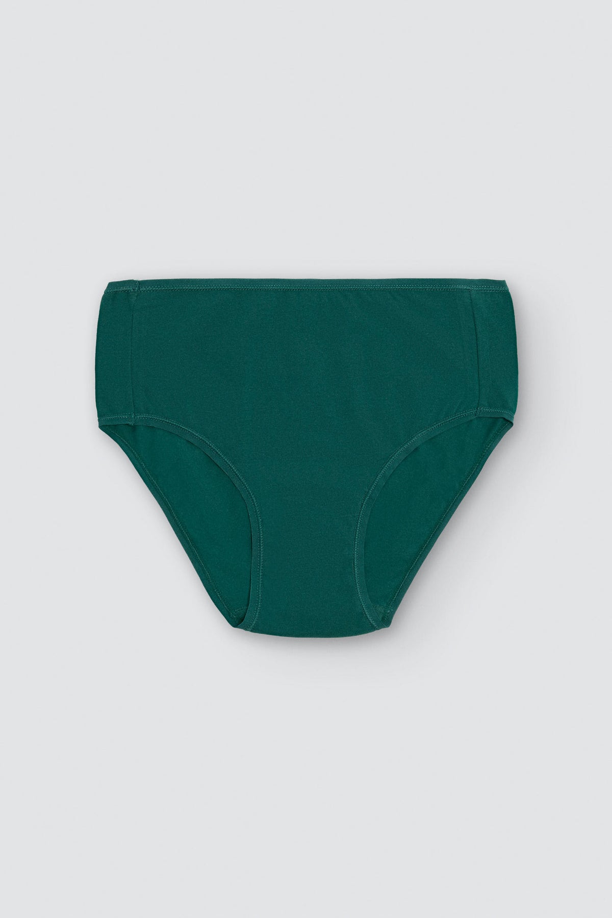 Pack of 4 high-waist cotton briefs in assorted colours