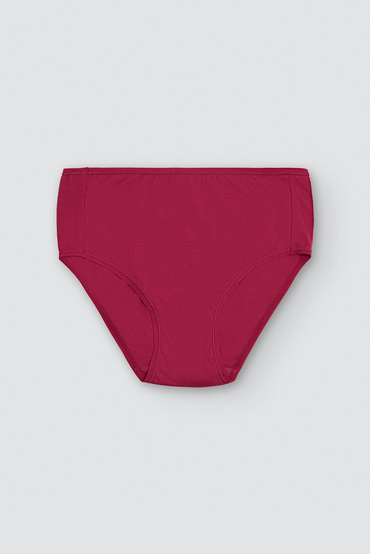 Pack of 4 high-waist cotton briefs in assorted colours