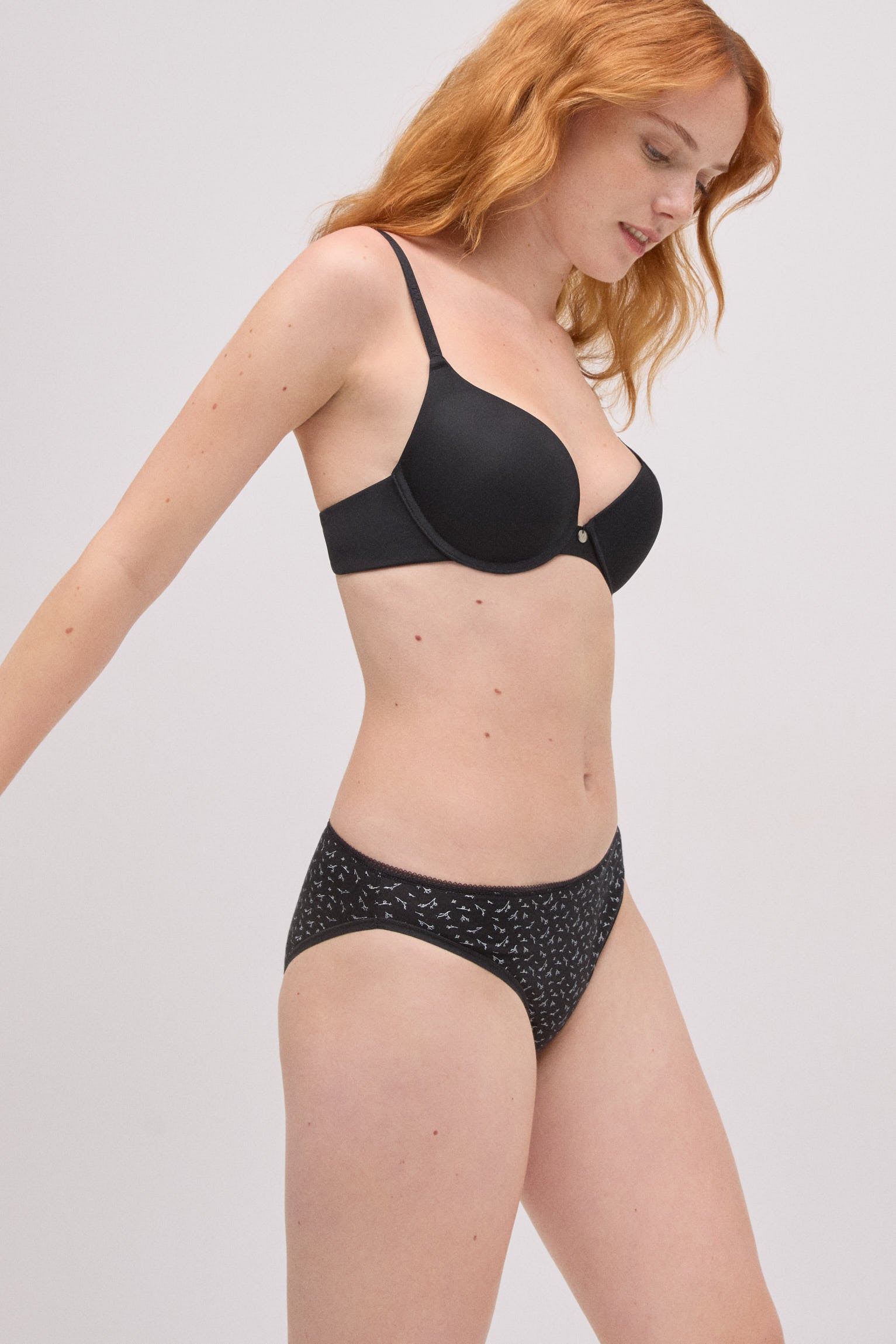 Pack of 6 printed mini cotton panties
