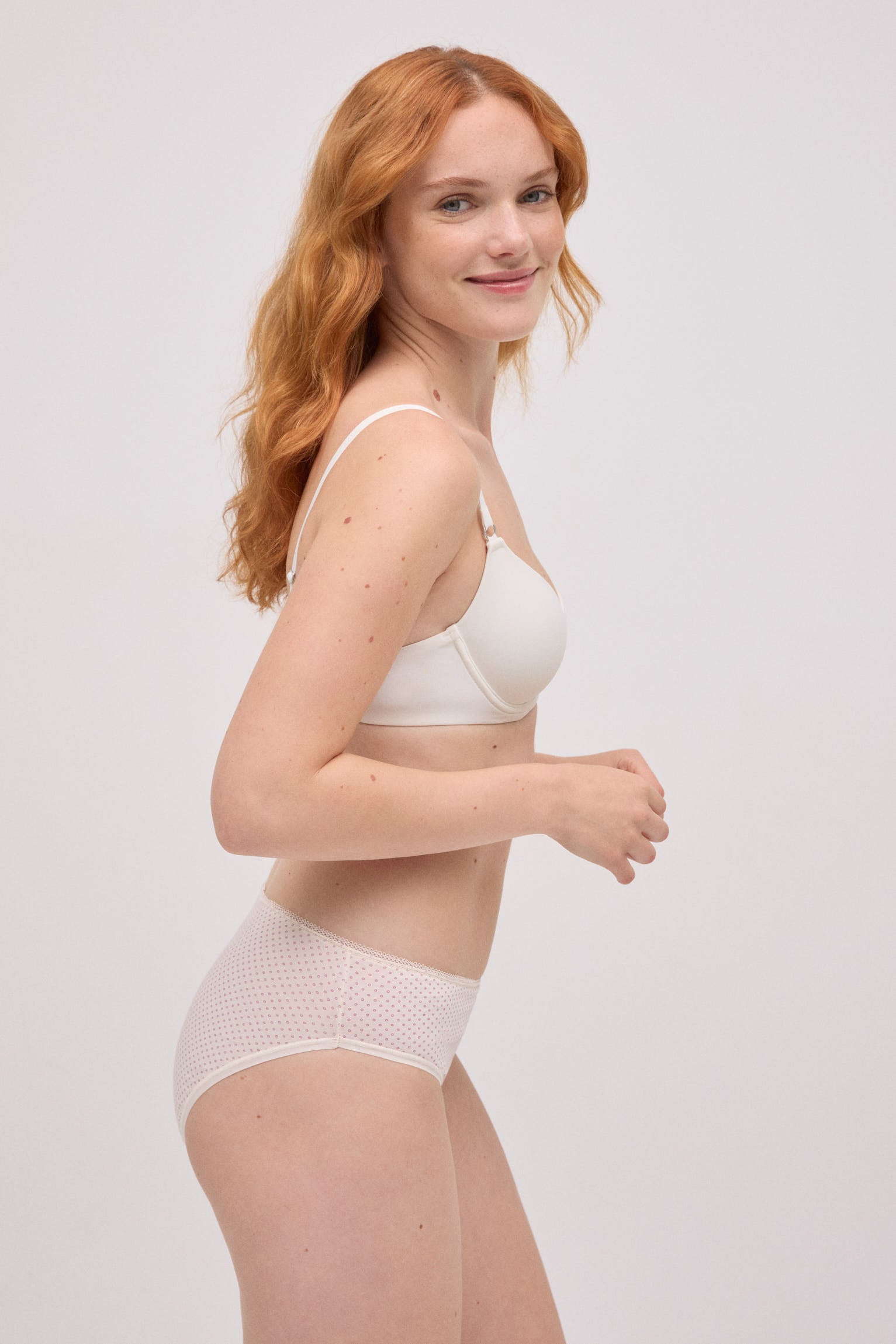 Pack of 6 printed cotton midi panties