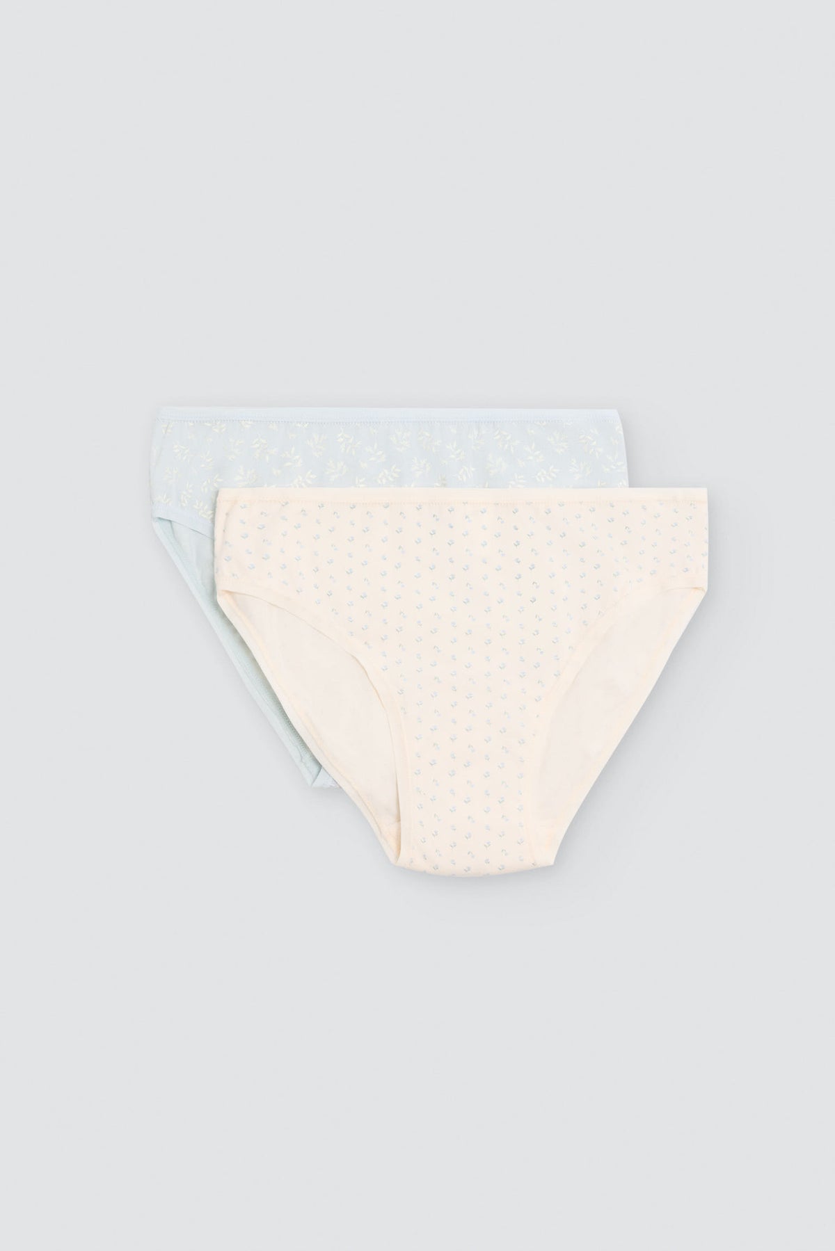 Pack of 6 printed cotton midi briefs