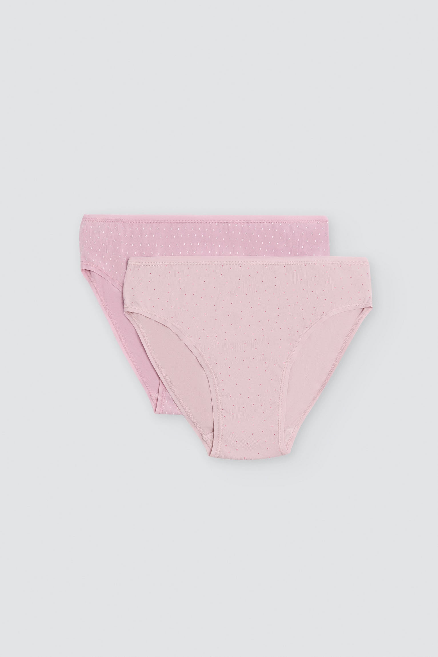 Pack of 6 printed cotton midi briefs