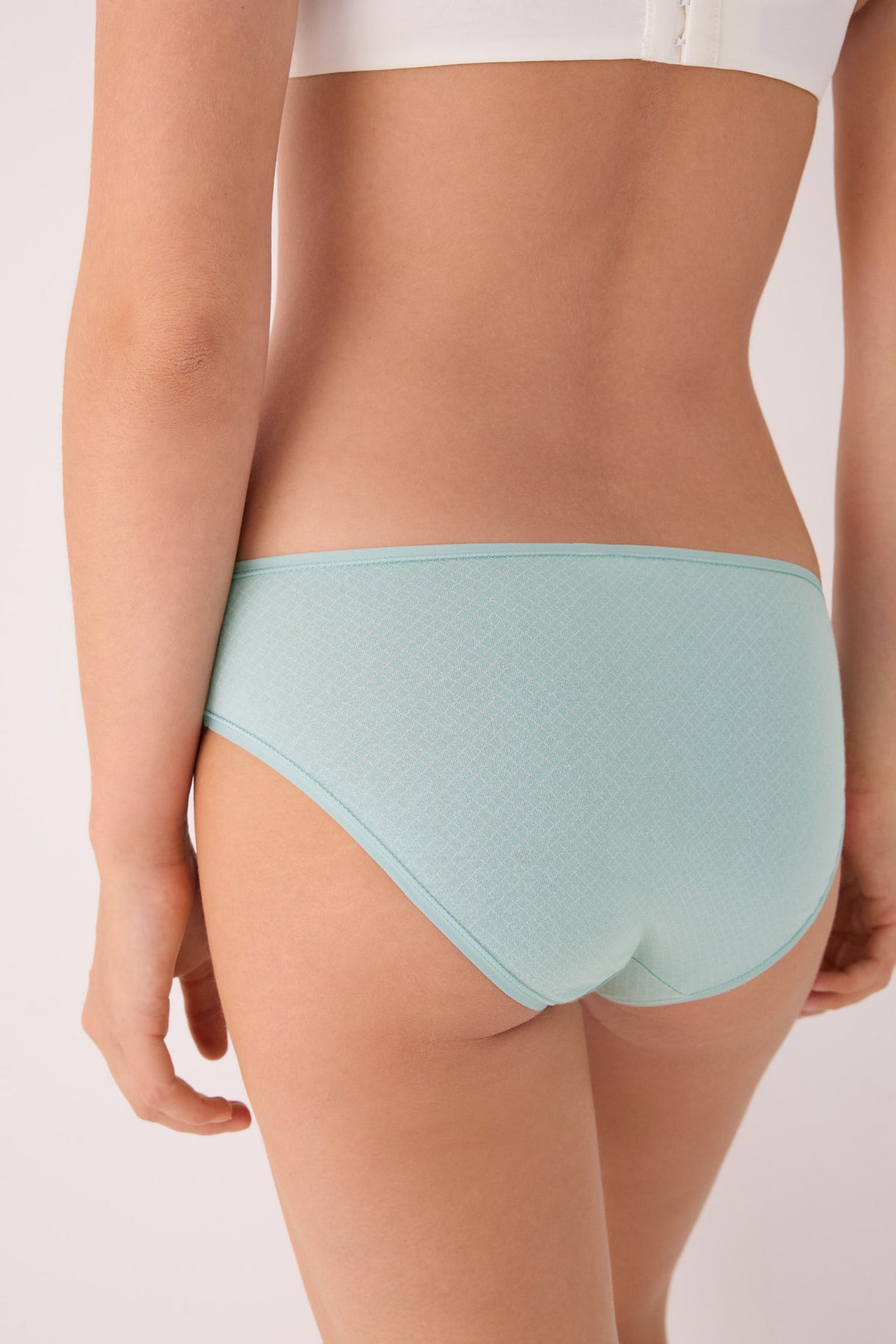 Pack of 6 printed cotton midi briefs