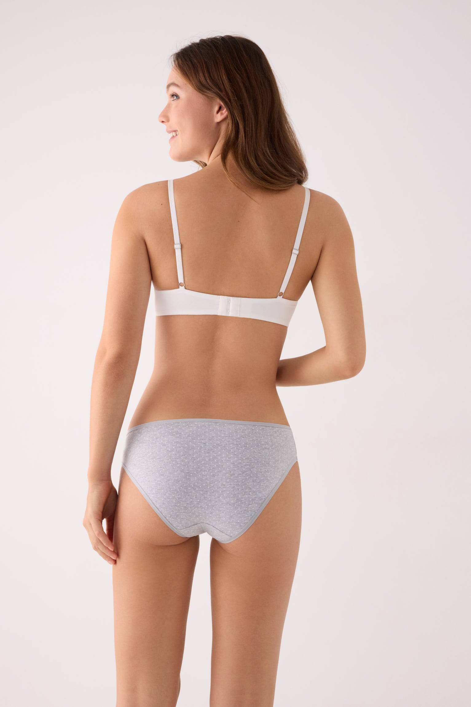Pack of 6 printed cotton midi briefs