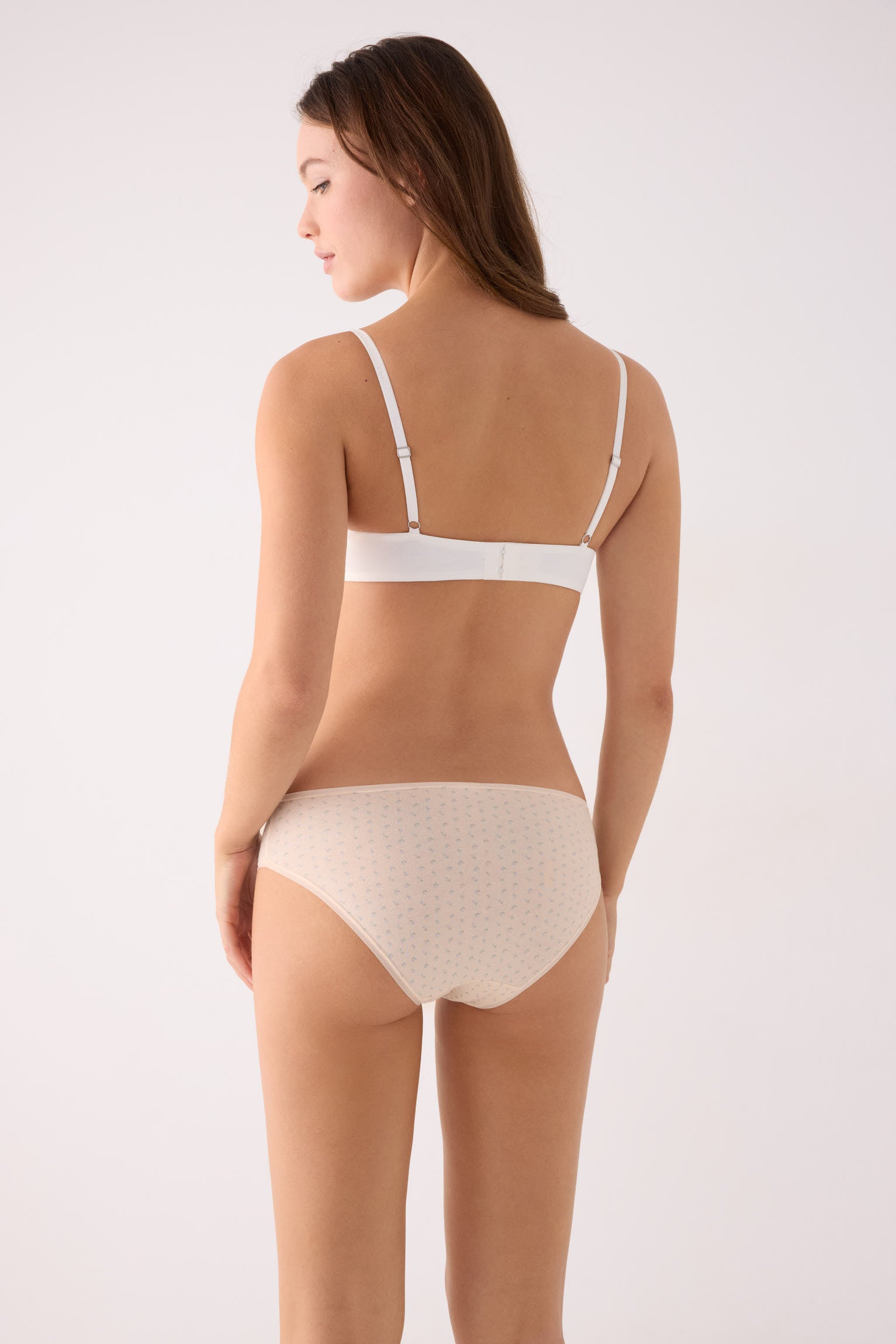Pack of 6 printed cotton midi briefs