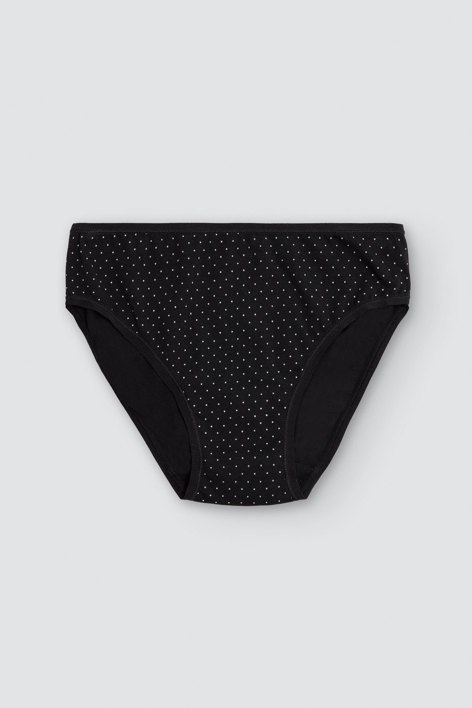 Pack of 2 printed cotton midi briefs, multicolour