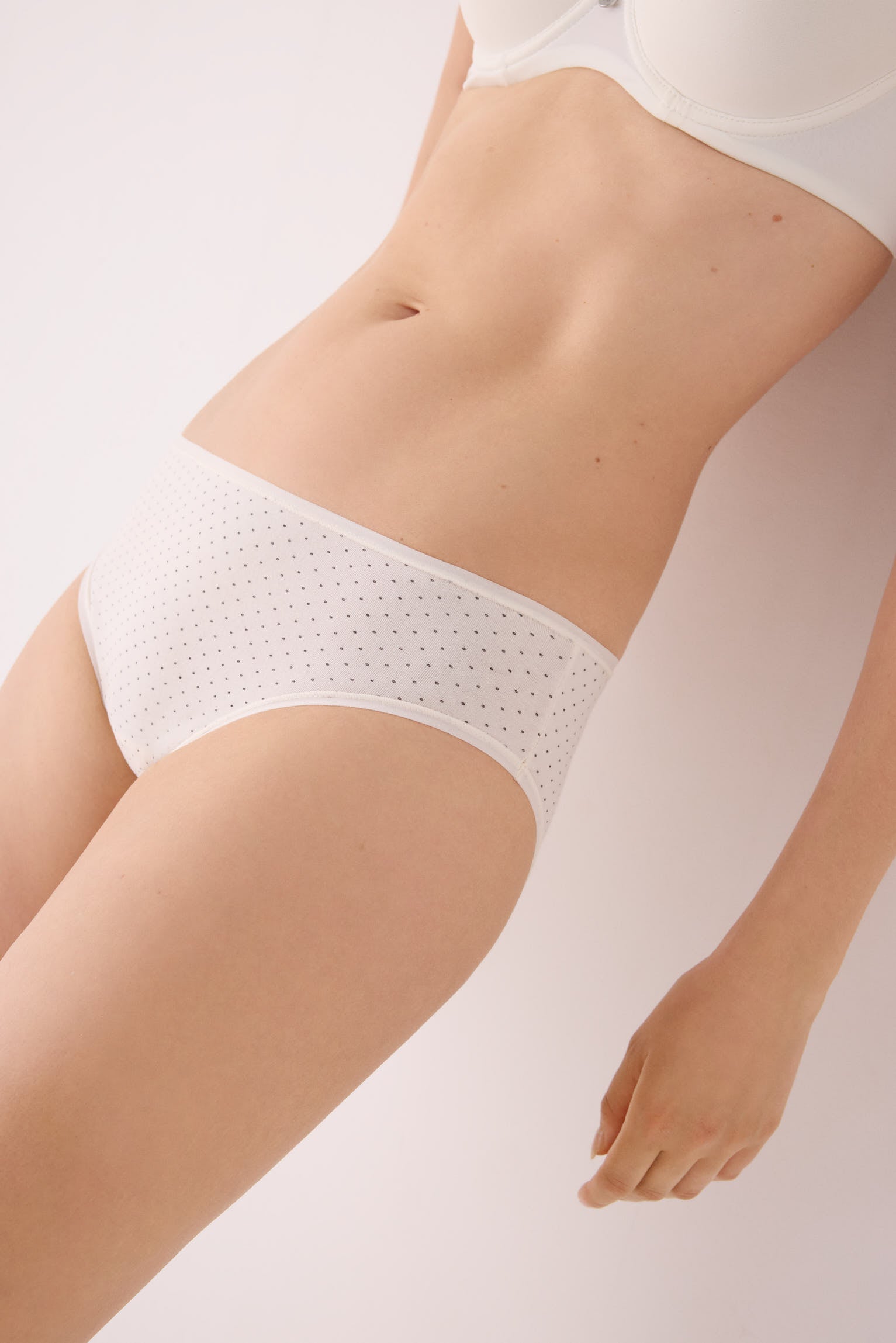 Pack of 2 printed cotton midi briefs, multicolour