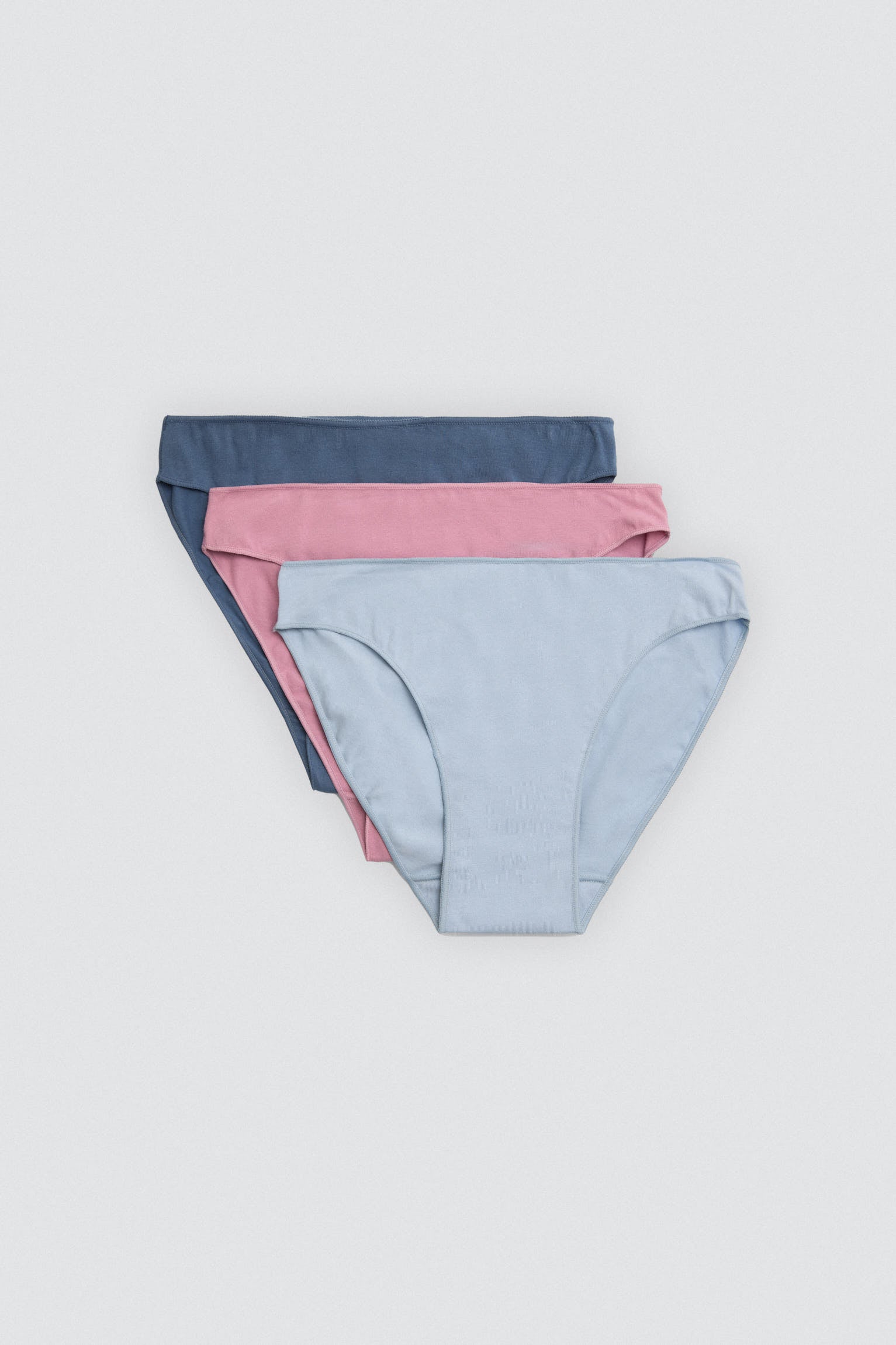 Pack of 3 basic mini cotton panties
