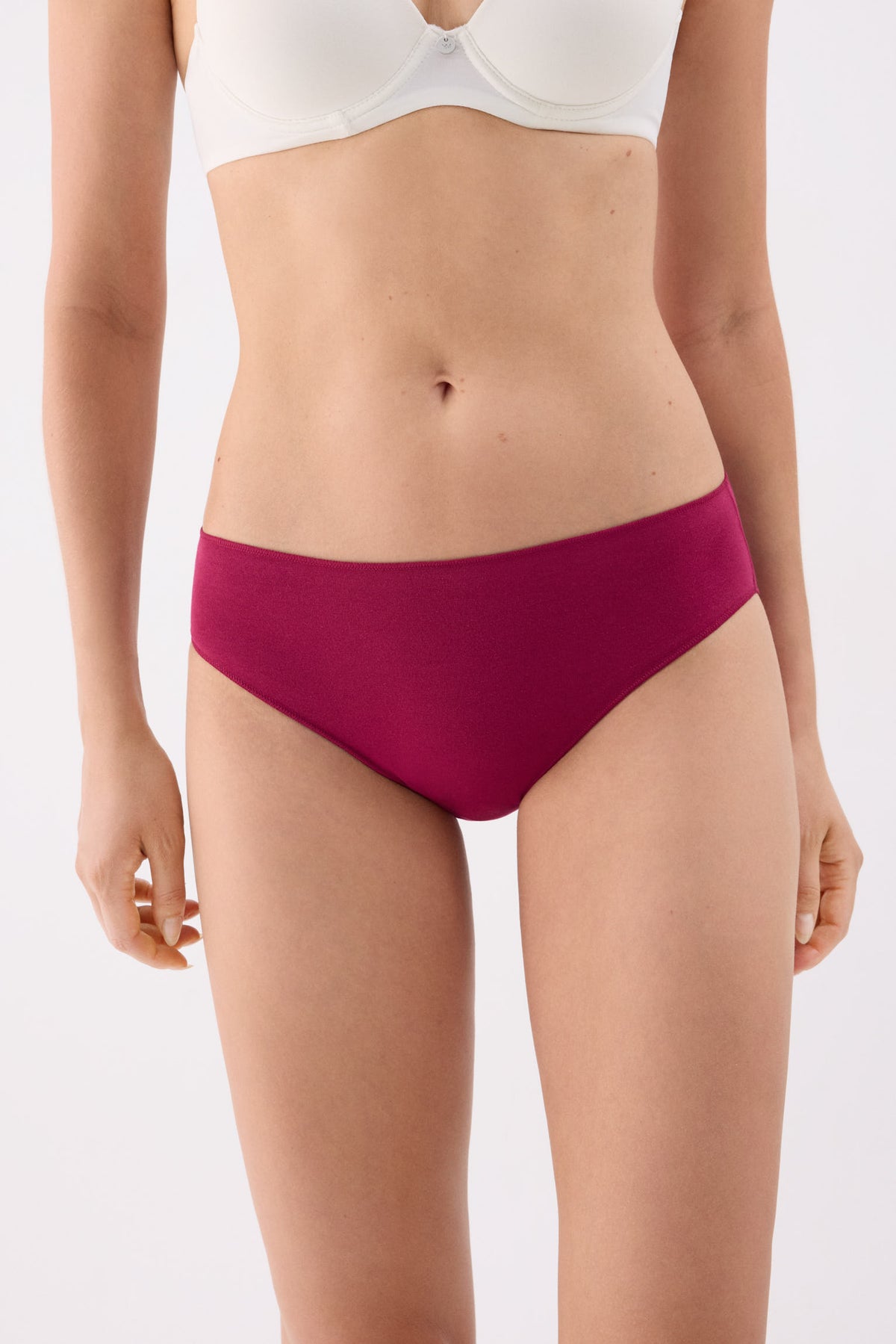 Pack of 3 cotton midi briefs in cool colours