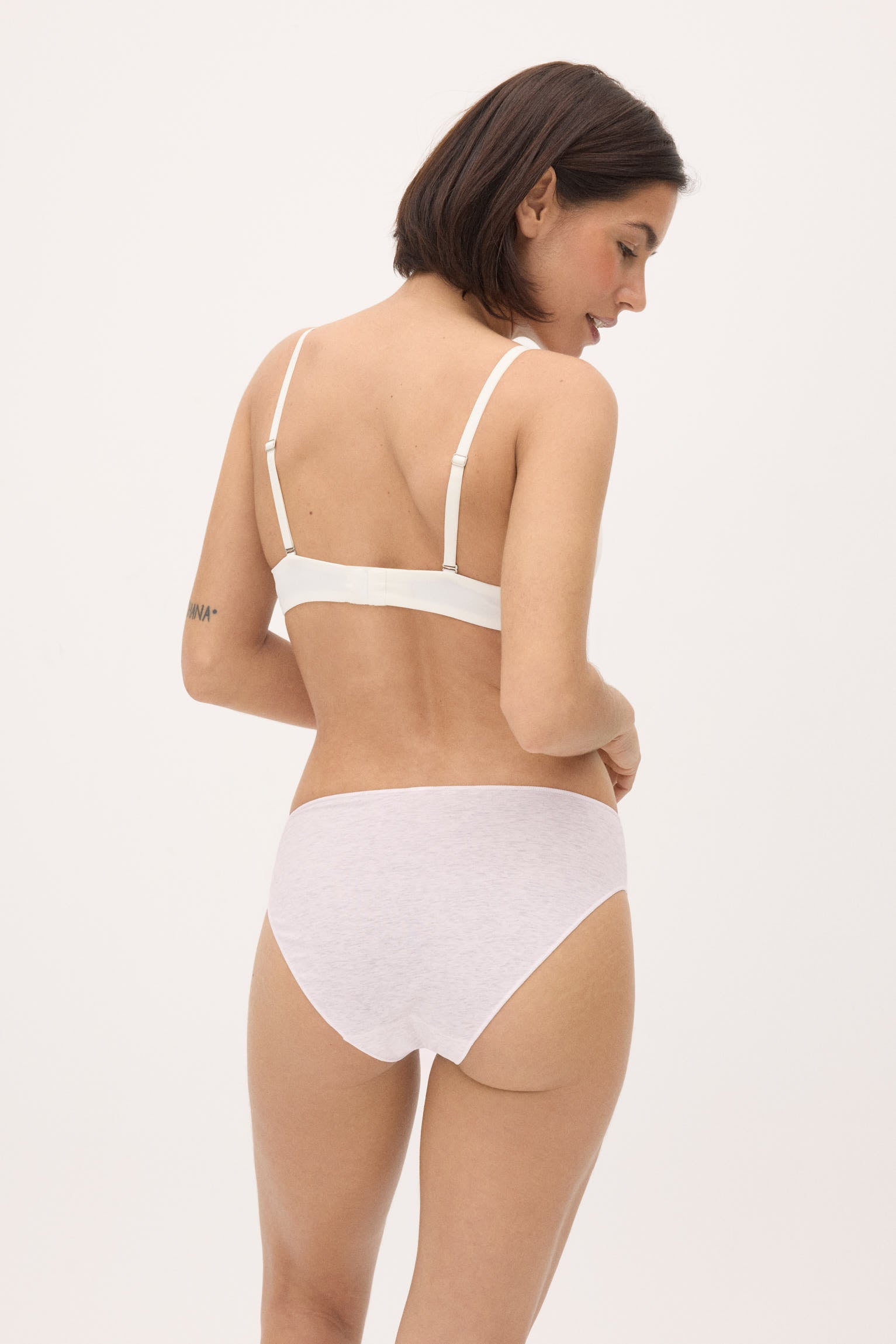 Pack of 3 cotton midi briefs in pastel colours