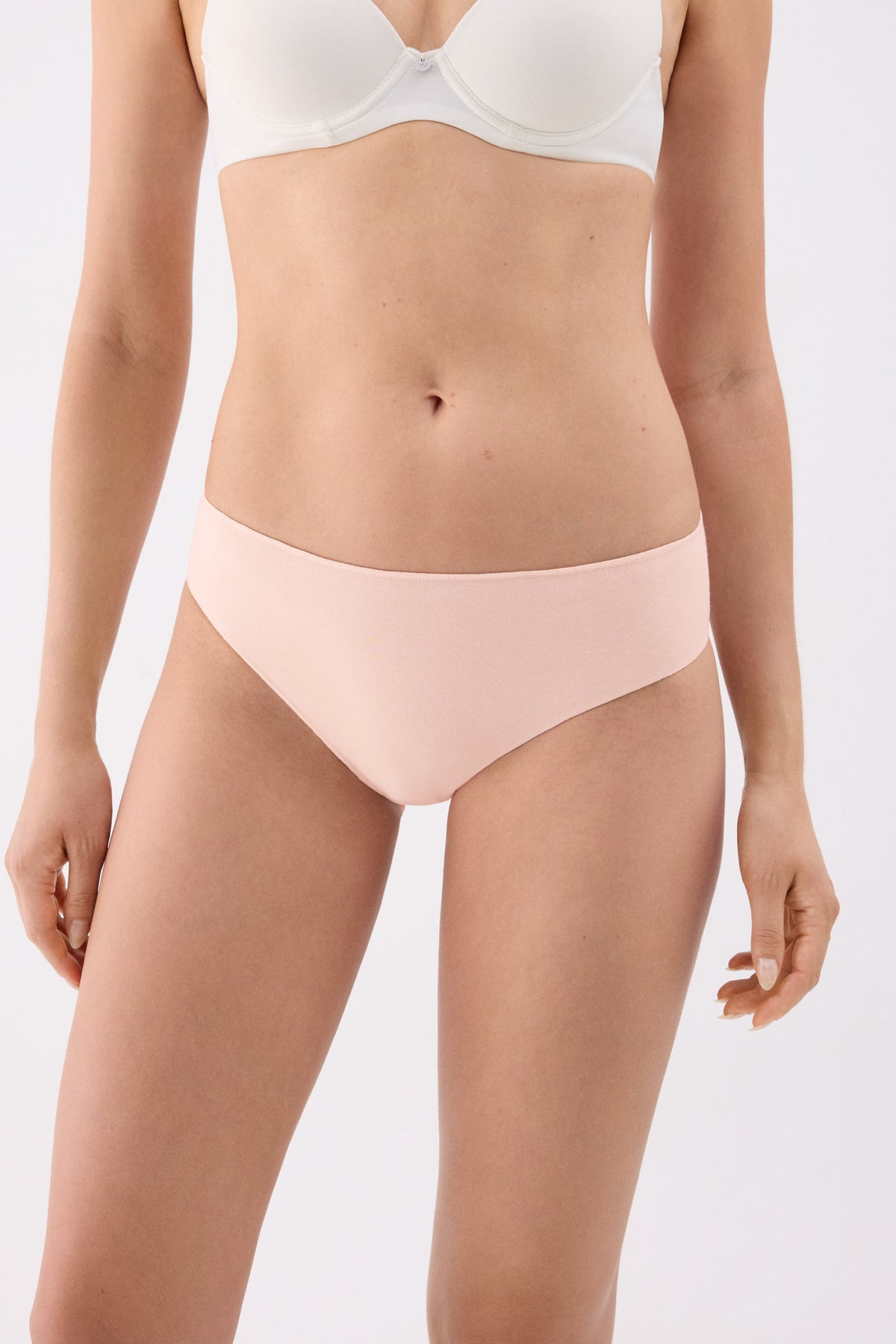 Pack of 3 cotton midi briefs in cool colours