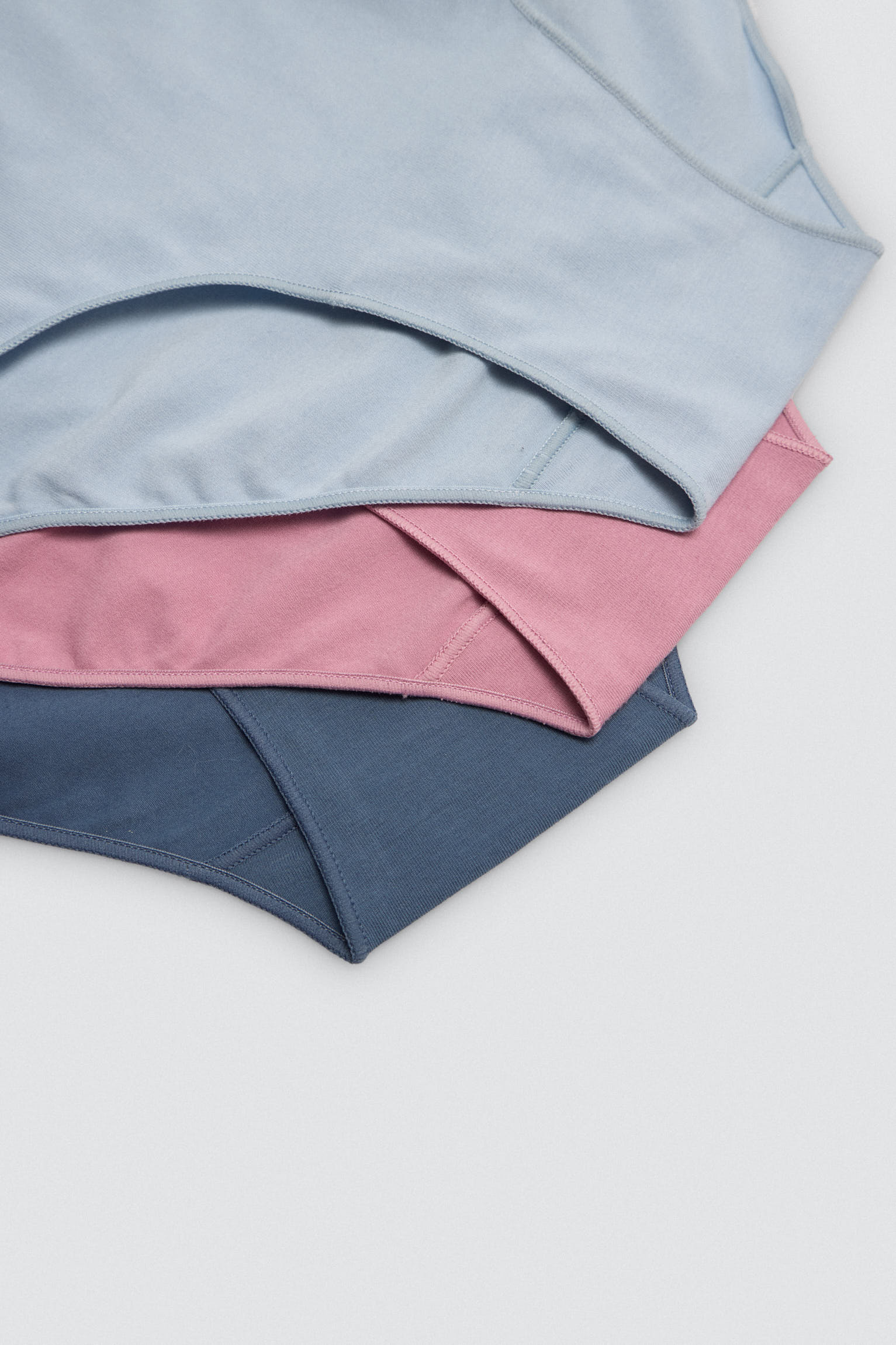 Pack of 3 basic cotton high-rise panties