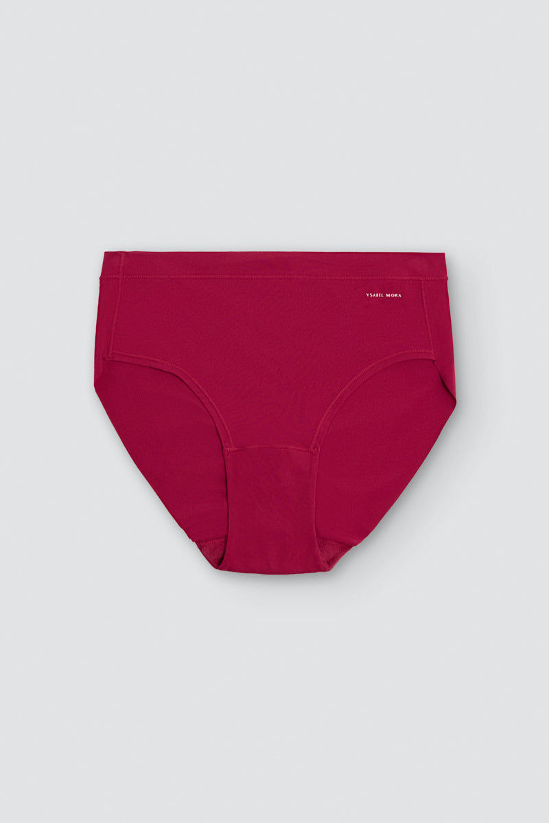 Midi briefs Adapt with invisible finishes burgundy