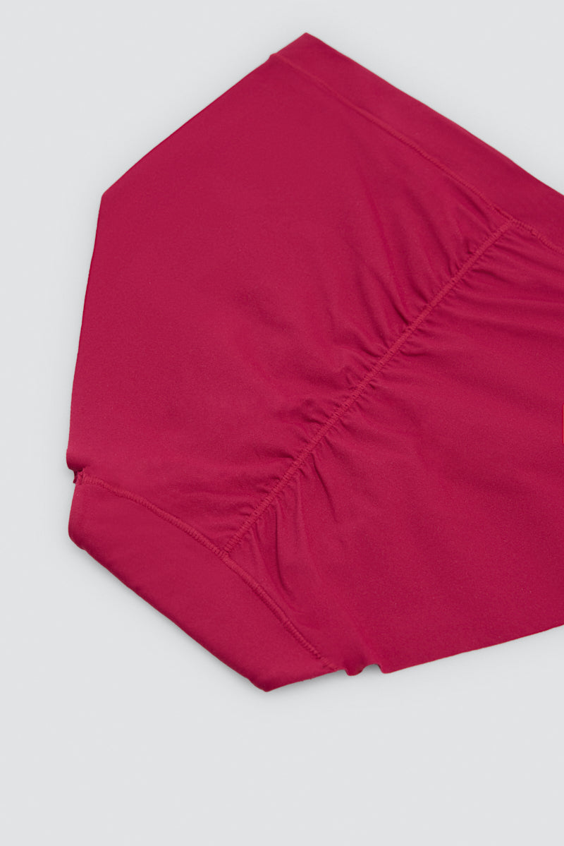 Midi briefs Adapt with invisible finishes burgundy