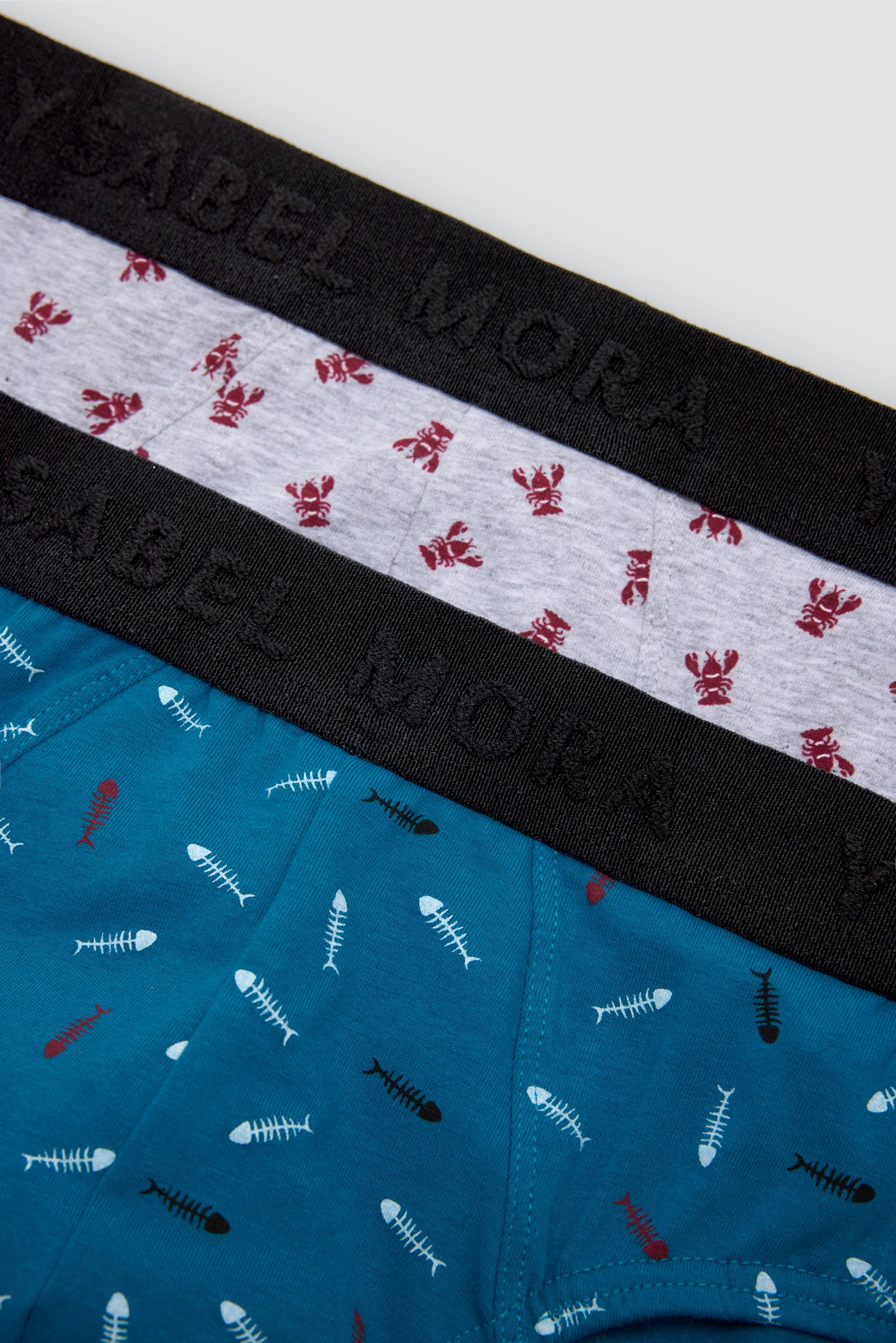 Pack of 6 animal print briefs