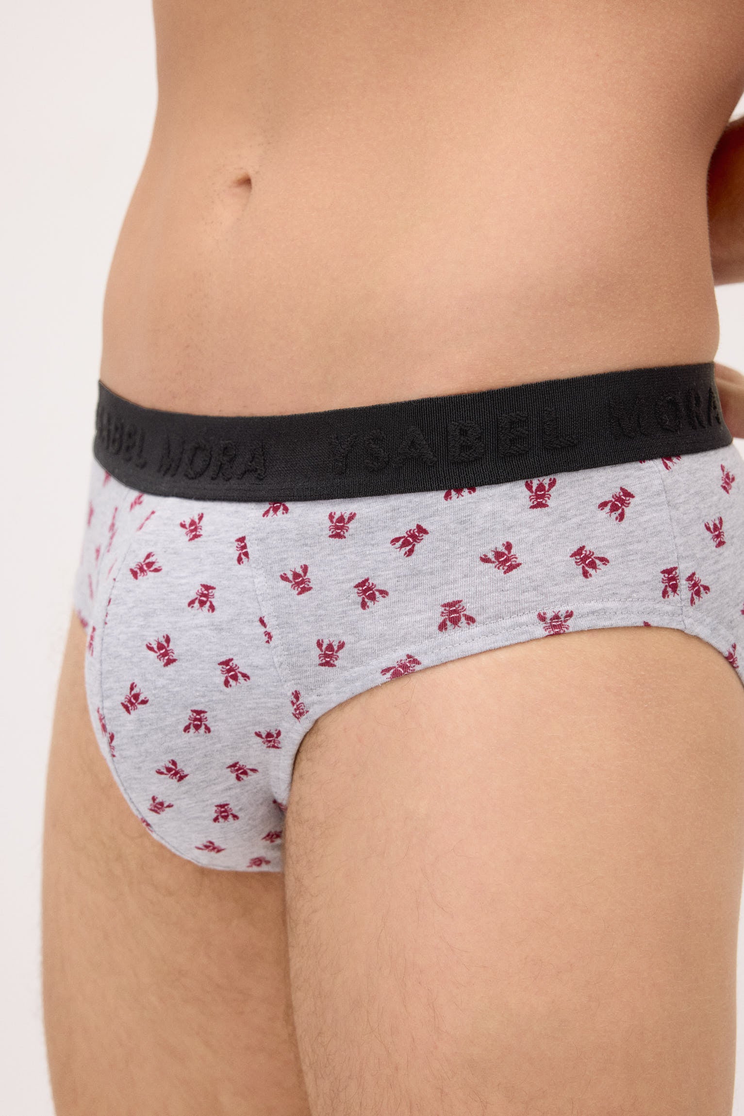 Pack of 6 animal print briefs