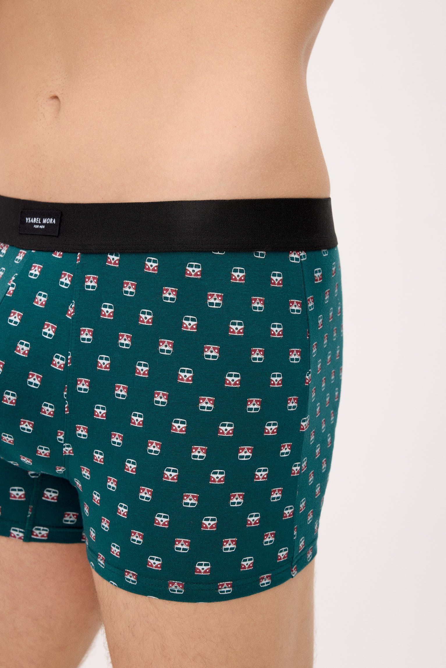 Pack of 2 boxer shorts with assorted prints: caravan and palm tree