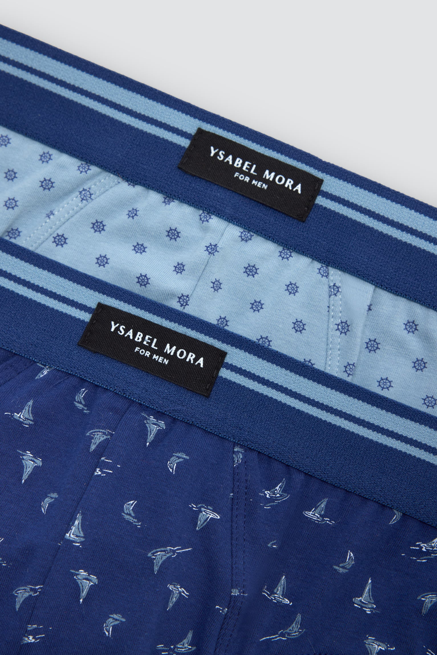 Pack 2 slips estampados náuticos - Ysabel Mora