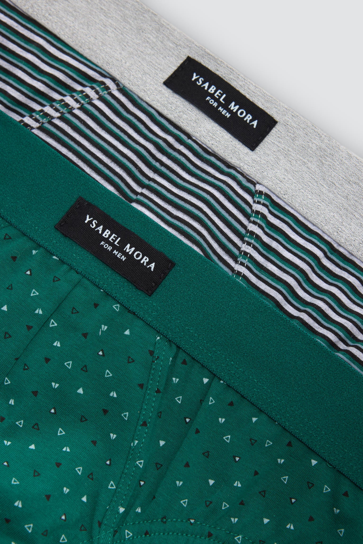 Pack of 2 geometric printed briefs