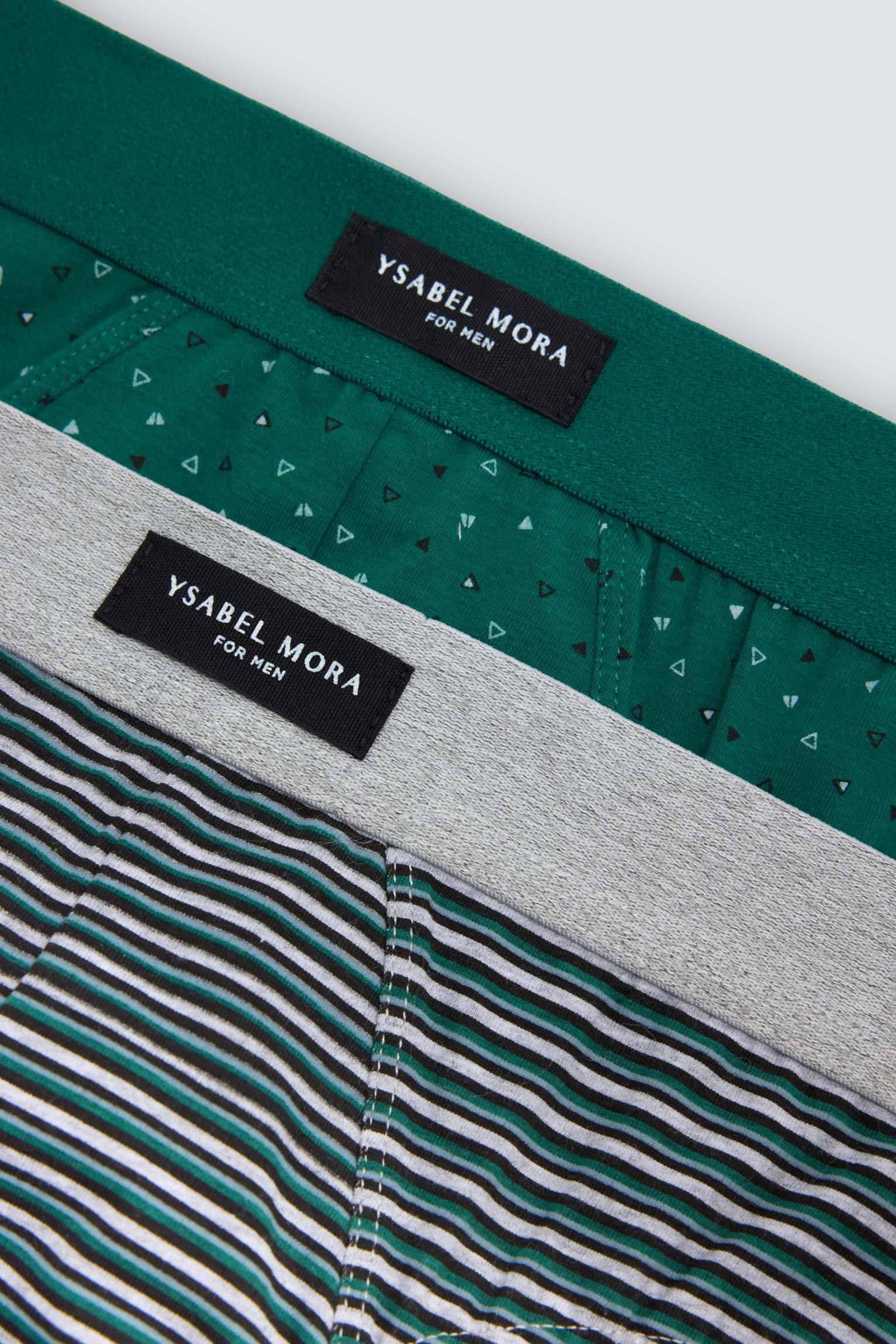 Pack of 2 geometric printed briefs