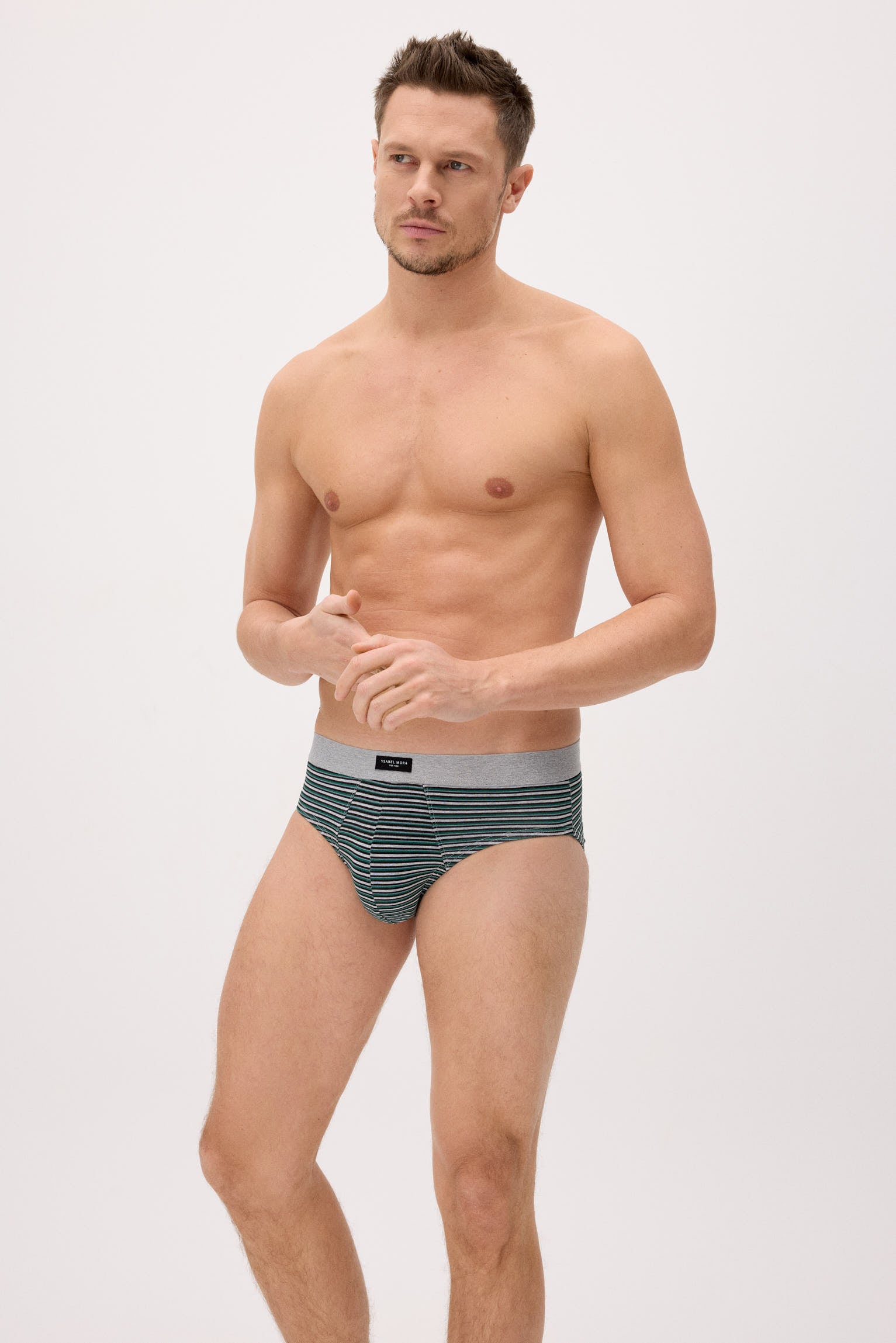 Pack of 2 geometric printed briefs
