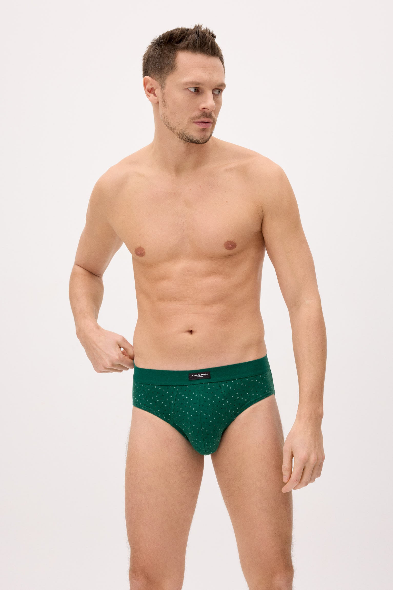 Pack of 2 geometric printed briefs